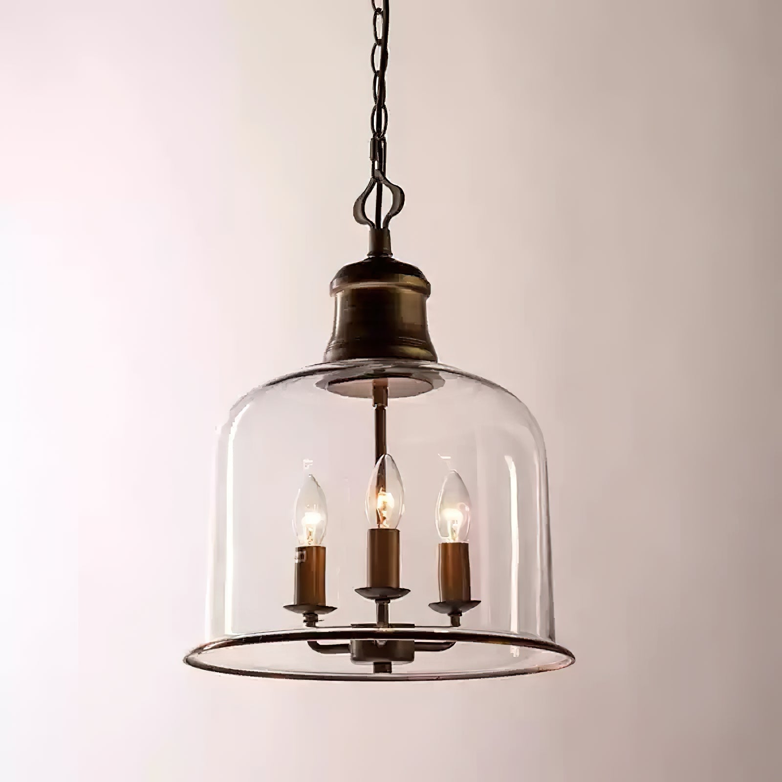 Sysolion Vintage Eleganz Glas Pendelleuchte-Letslighting
