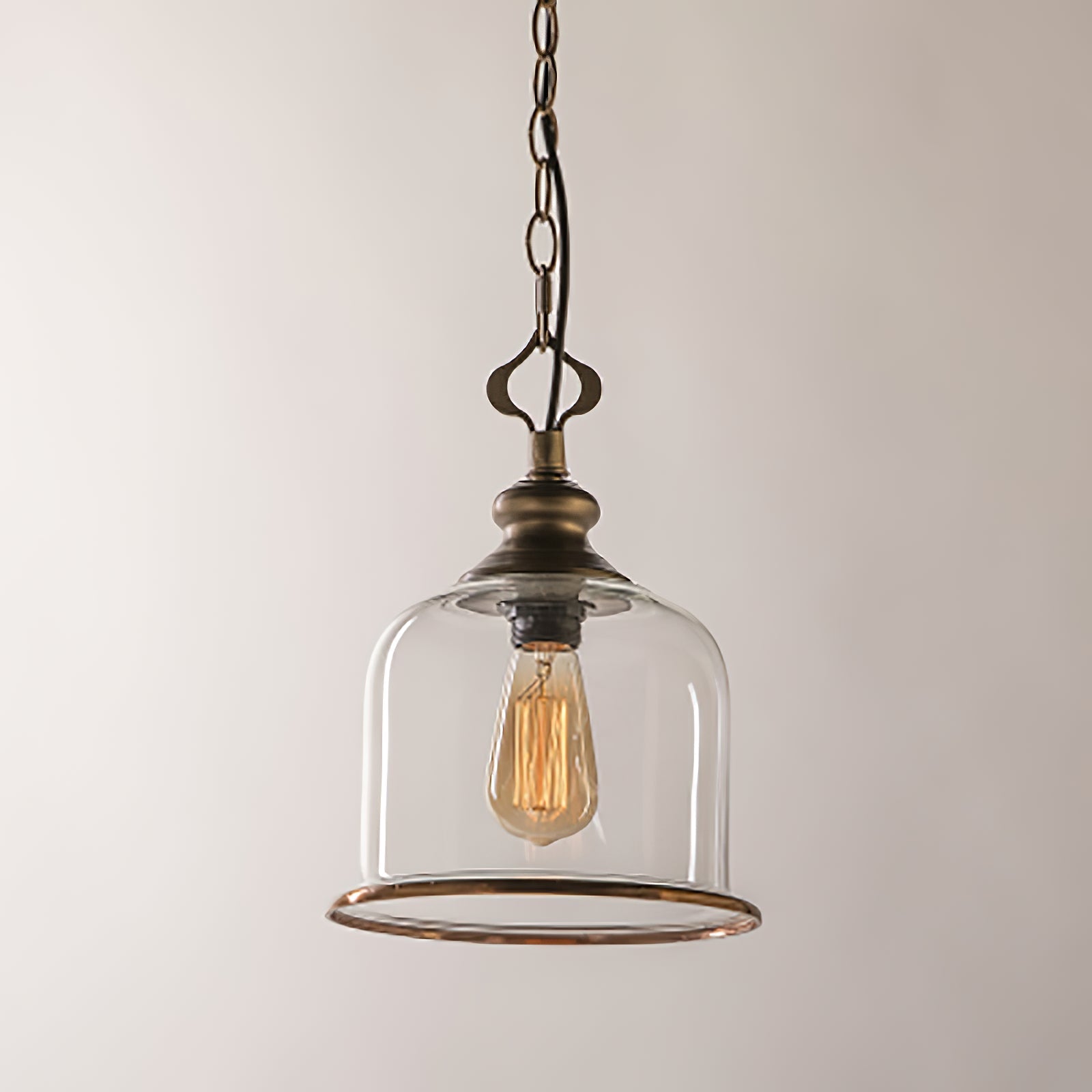 Sysolion Vintage Eleganz Glas Pendelleuchte-Letslighting