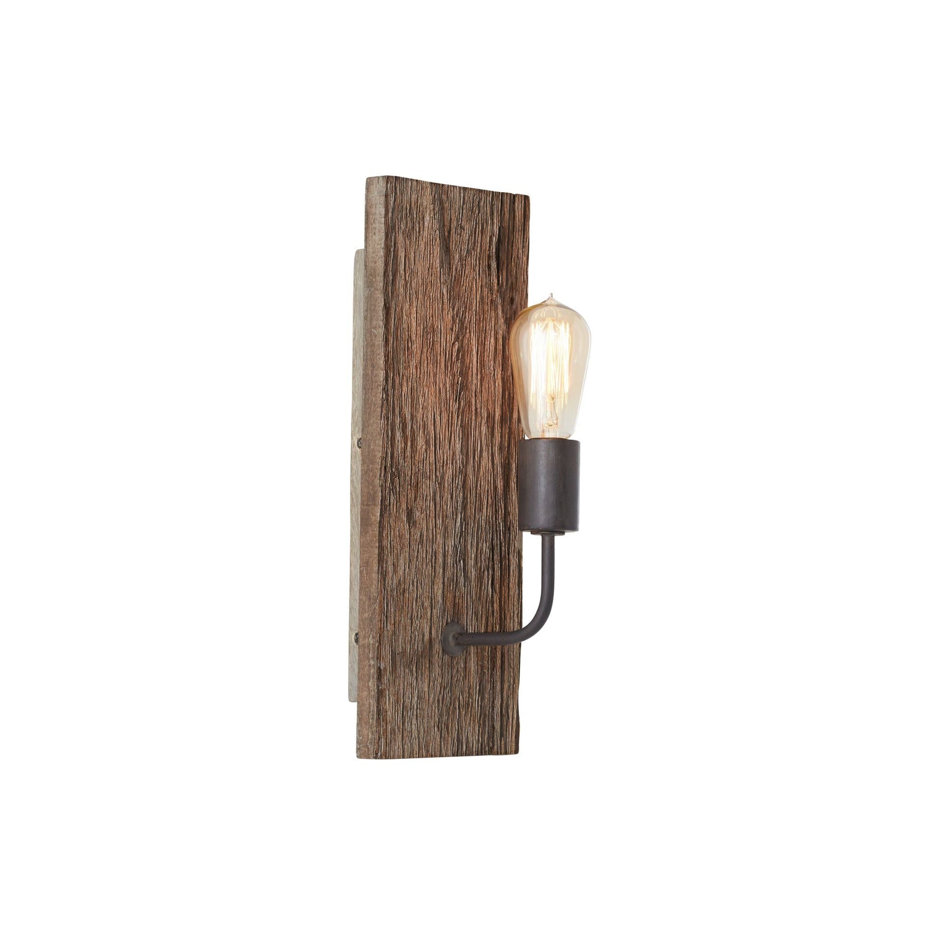 Ovenaris Industrielle Vintage Wandleuchte aus Holz-Letslighting
