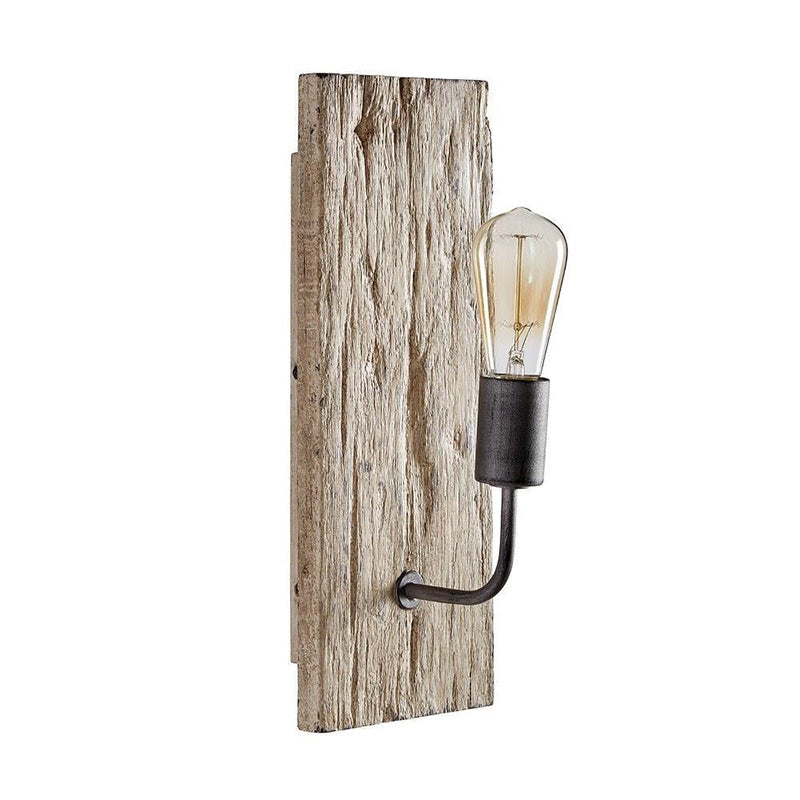 Ovenaris Industrielle Vintage Wandleuchte aus Holz-Letslighting