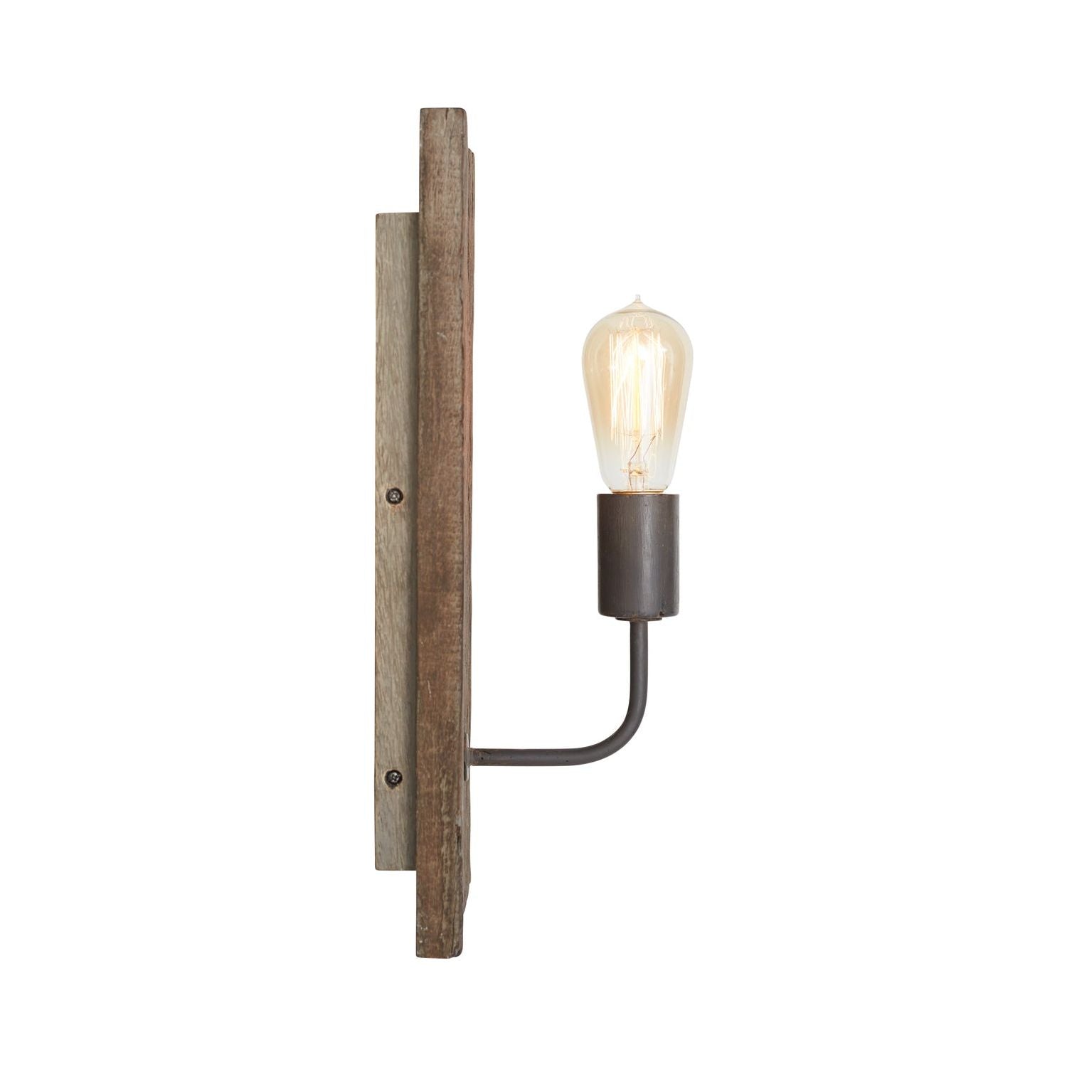 Ovenaris Industrielle Vintage Wandleuchte aus Holz-Letslighting