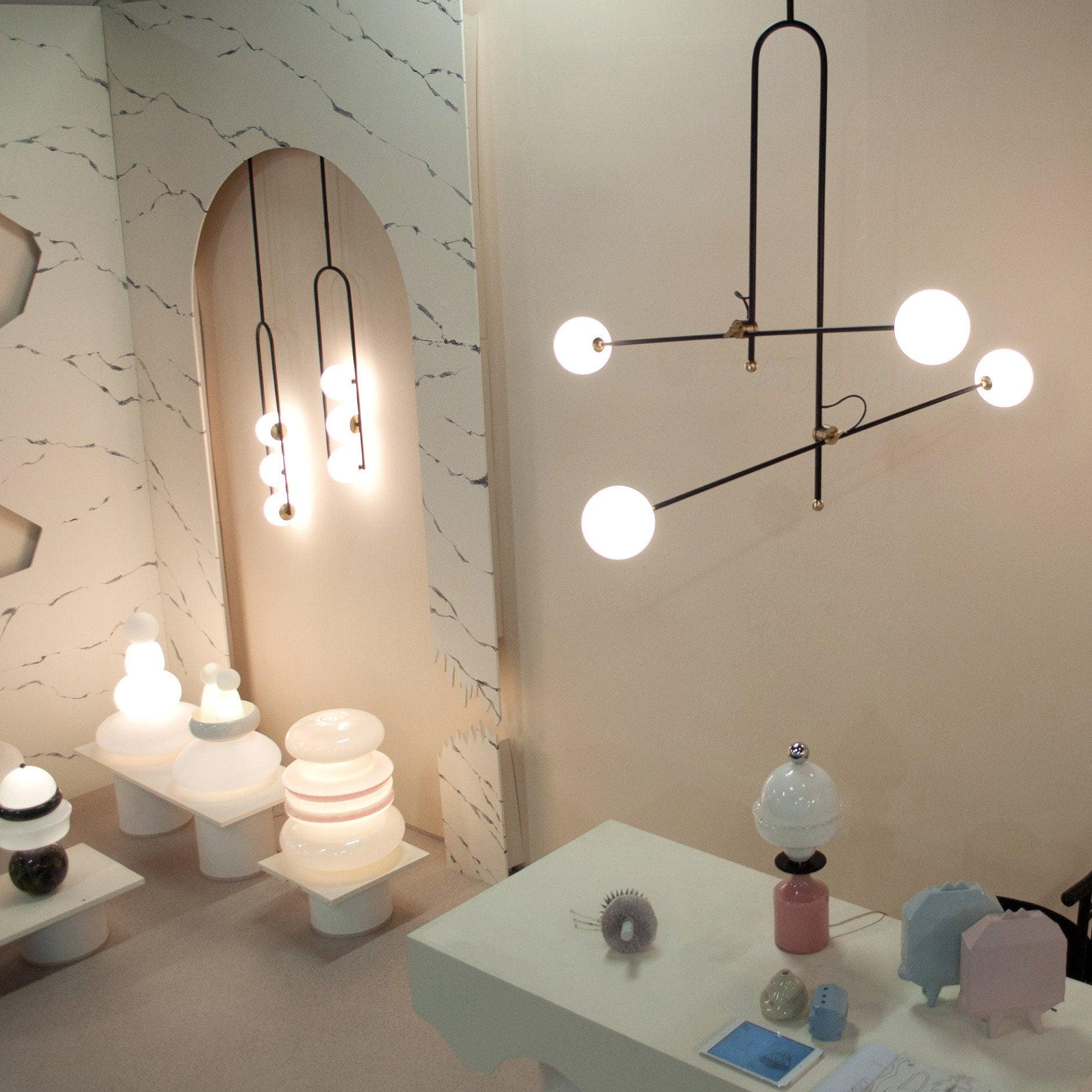 Evelaris Moderne Nordische Kunstglas-Pendelleuchte-Letslighting