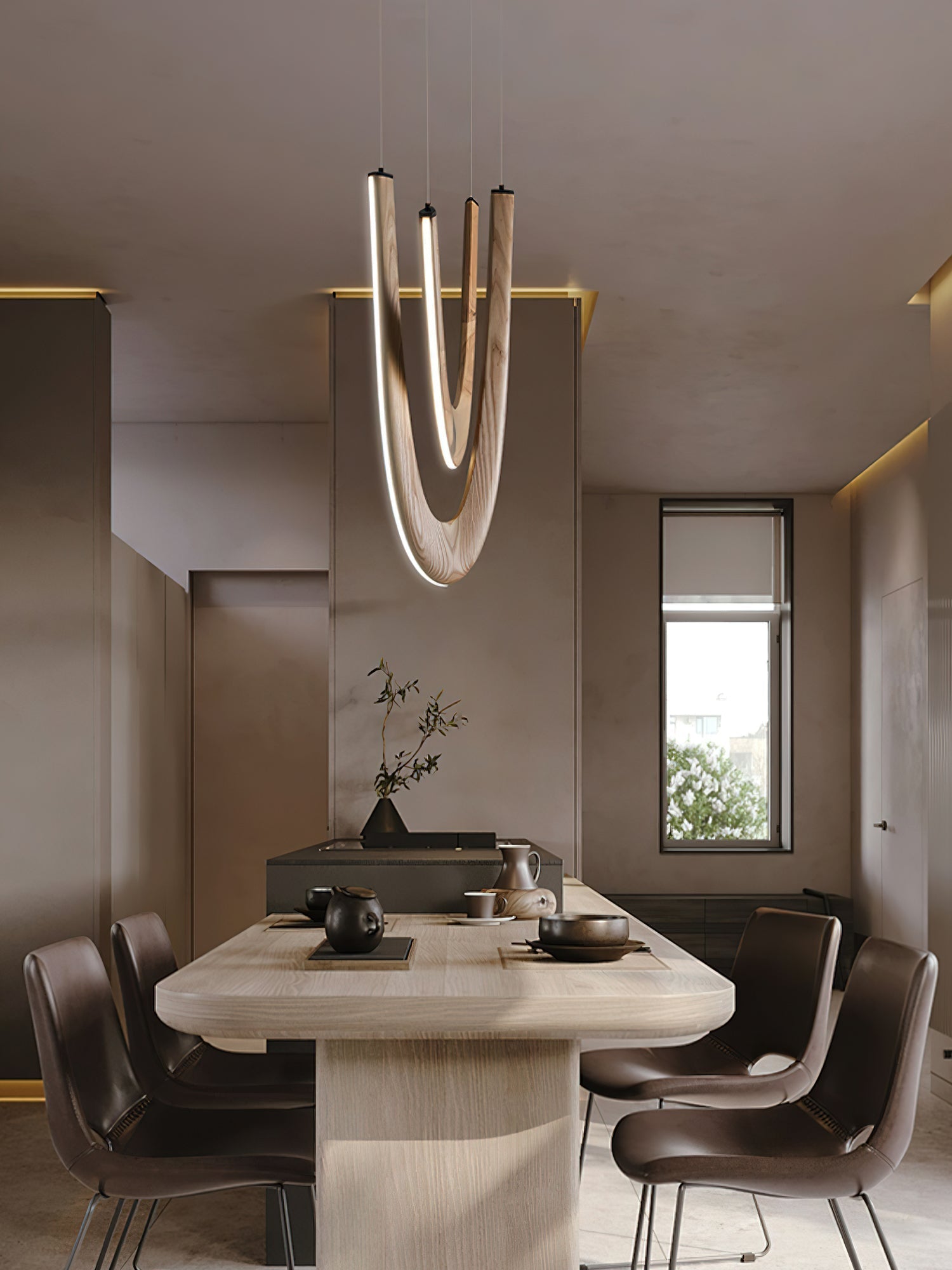 Lumora Holz Pendelleuchte-Letslighting