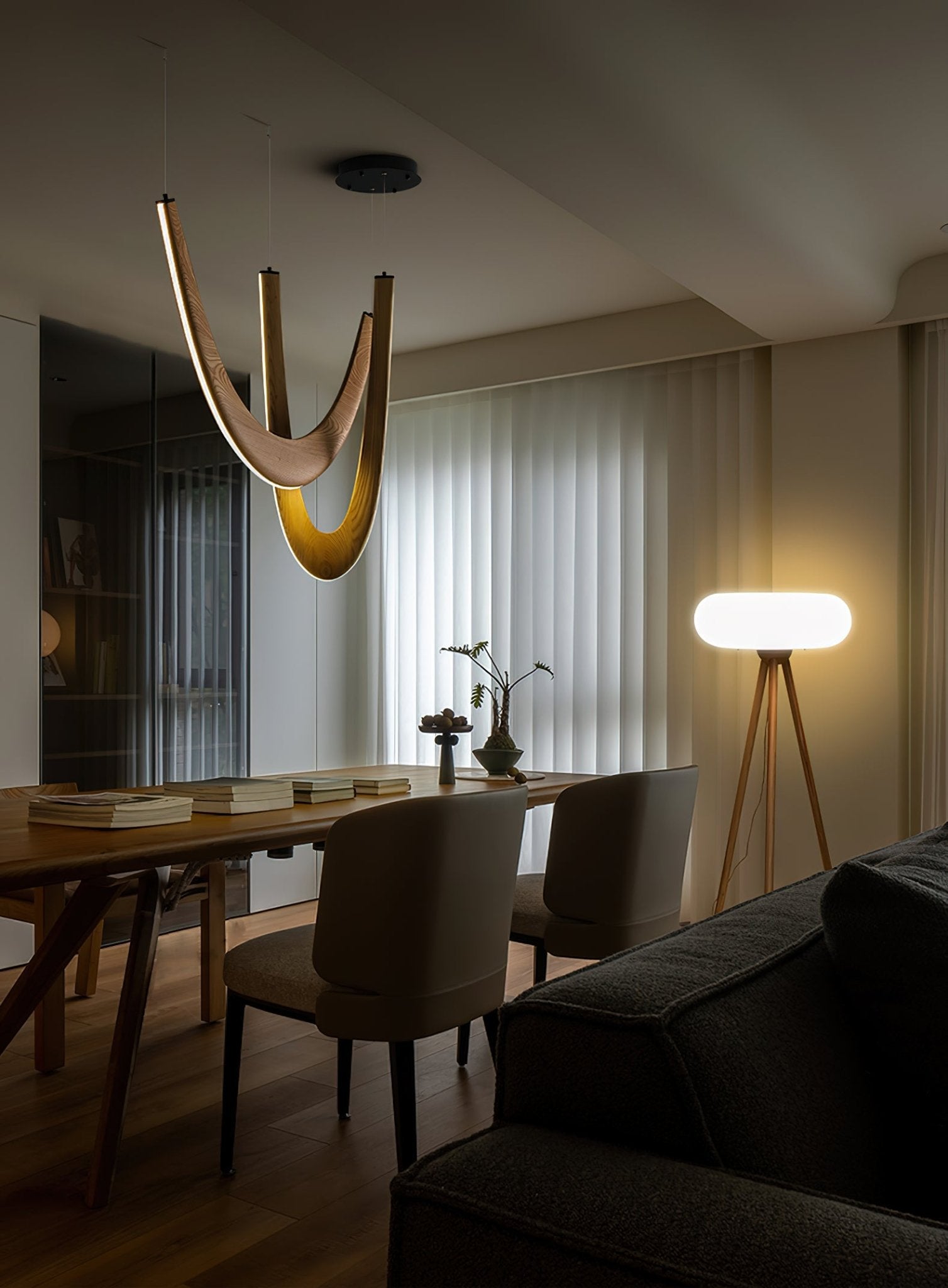 Lumora Holz Pendelleuchte-Letslighting