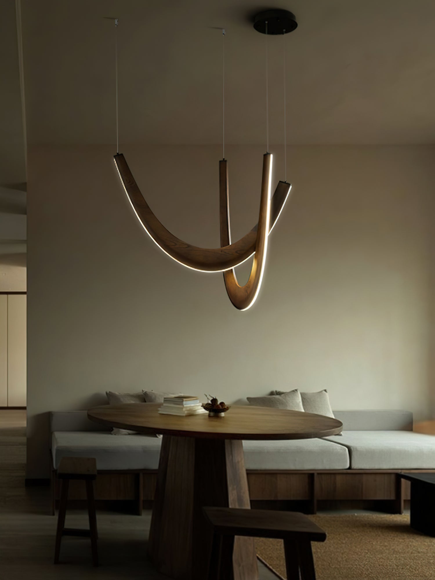 Lumora Holz Pendelleuchte-Letslighting