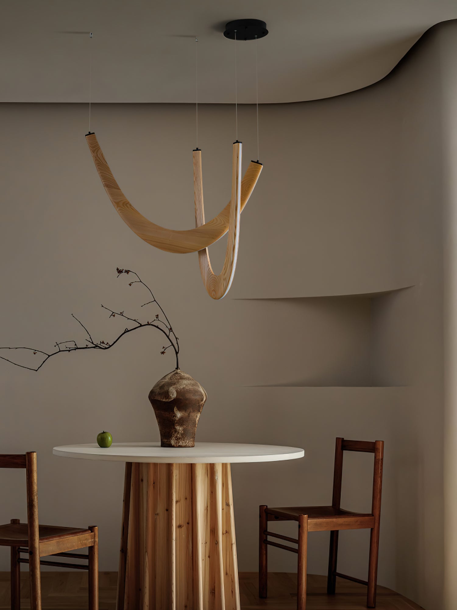 Lumora Holz Pendelleuchte-Letslighting