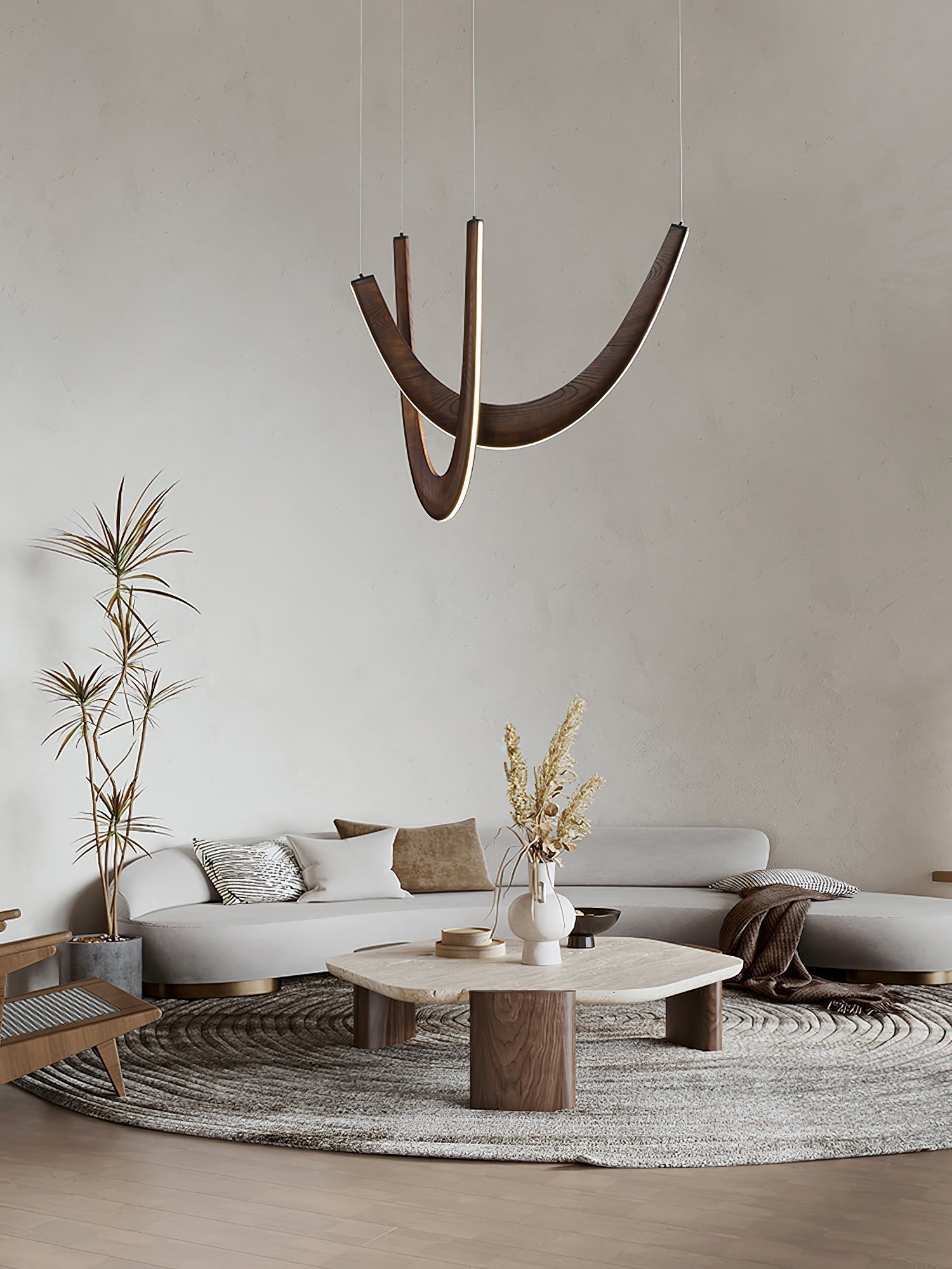 Lumora Holz Pendelleuchte-Letslighting