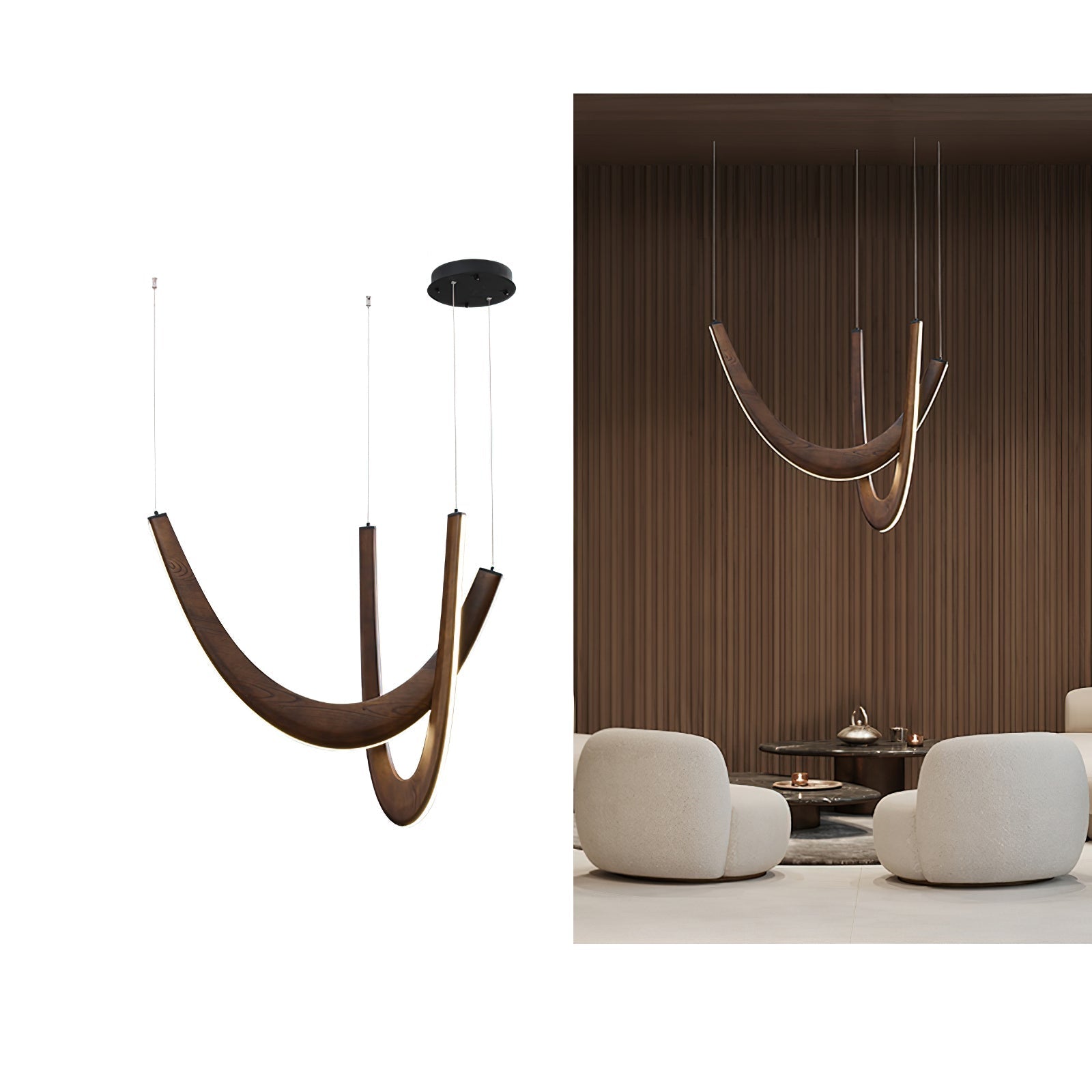 Lumora Holz Pendelleuchte-Letslighting