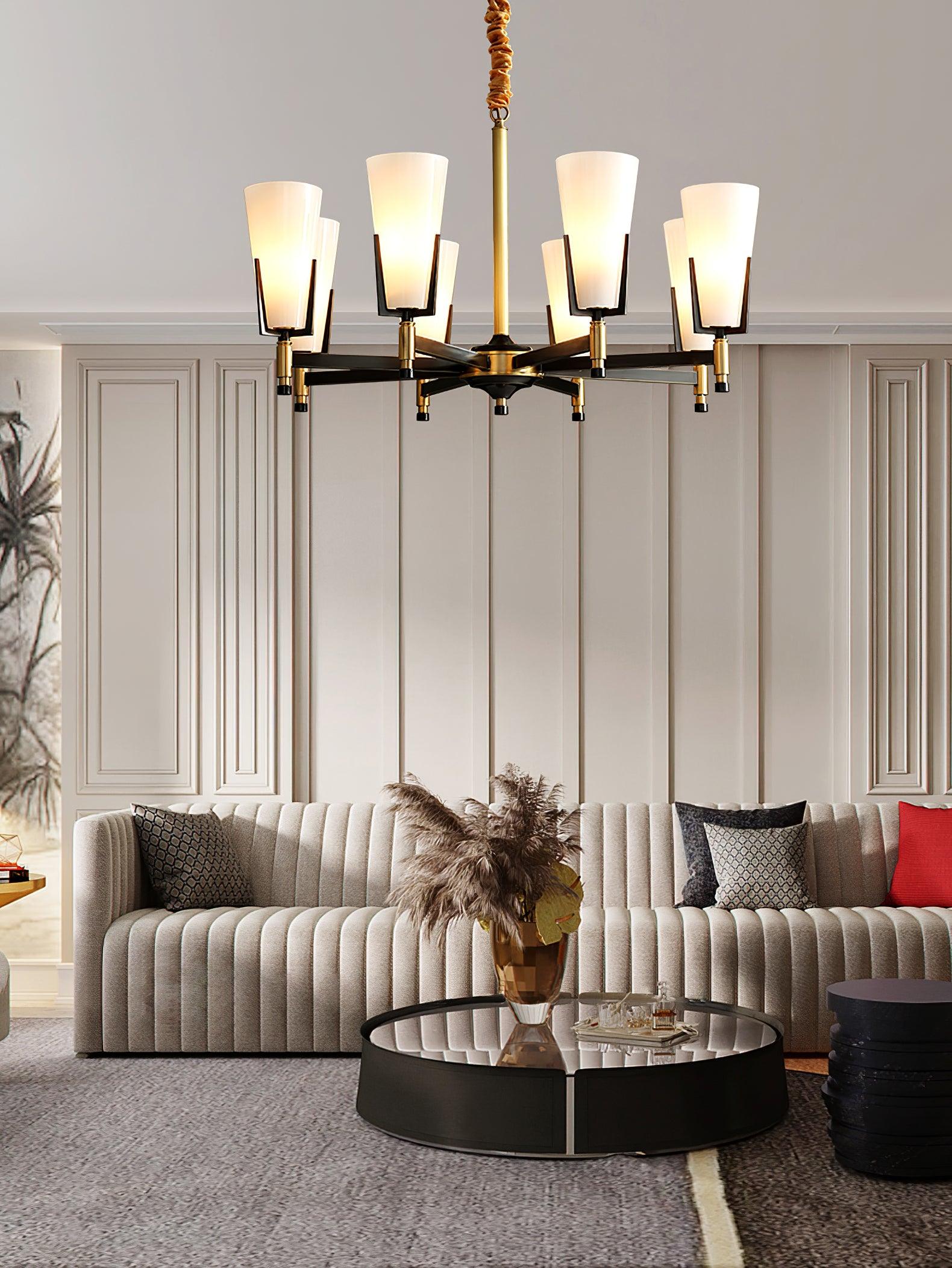 Gleam Luxus Messing Kronleuchter-Letslighting