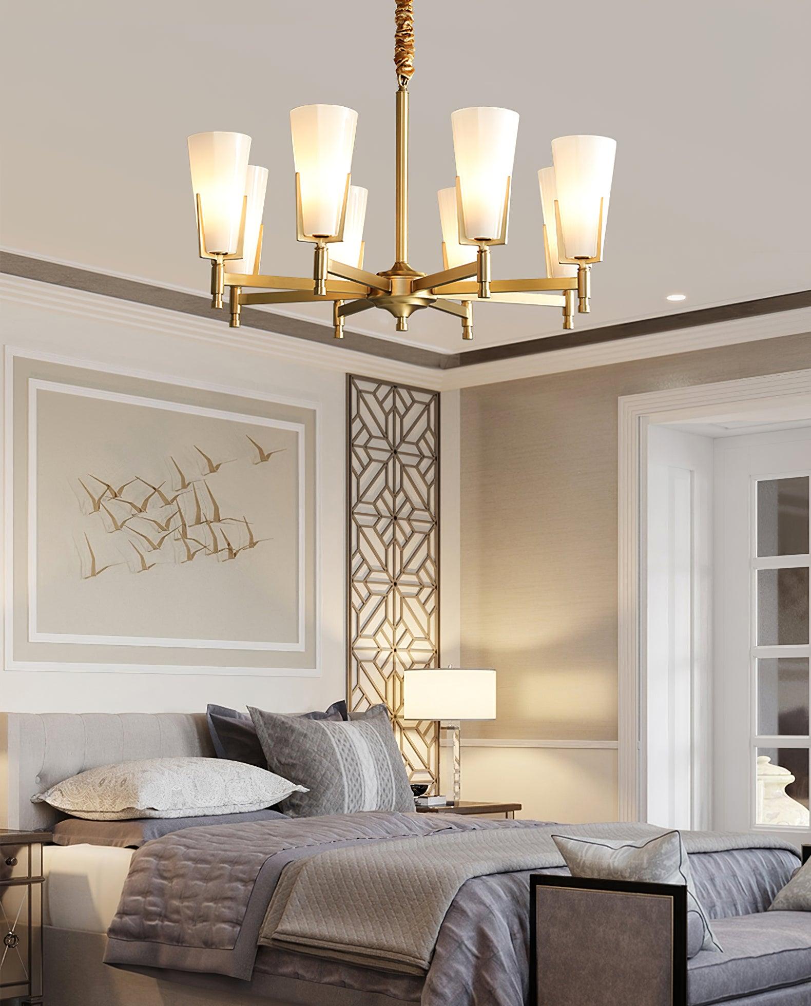 Gleam Luxus Messing Kronleuchter-Letslighting