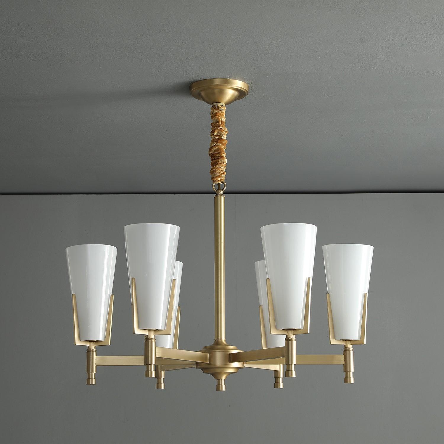 Gleam Luxus Messing Kronleuchter-Letslighting