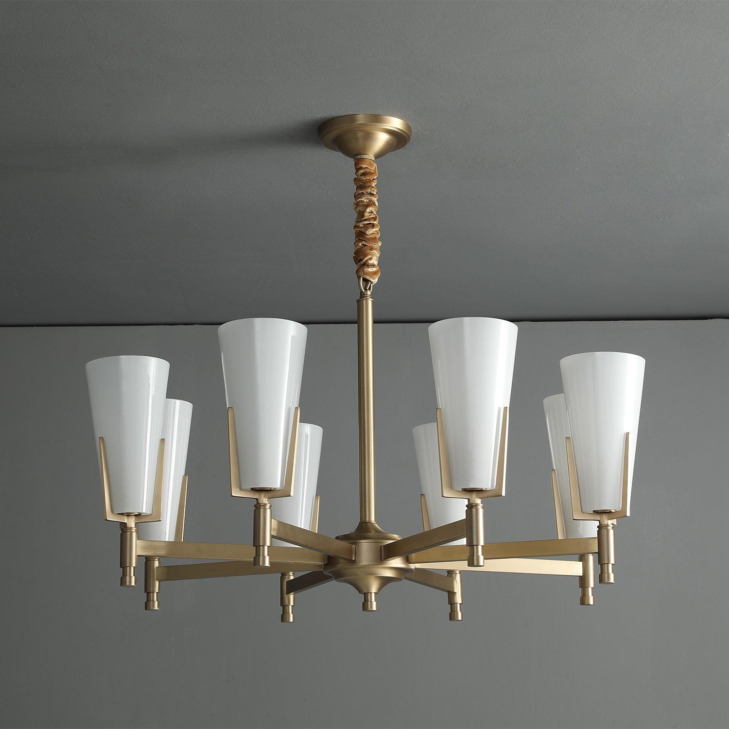 Gleam Luxus Messing Kronleuchter-Letslighting
