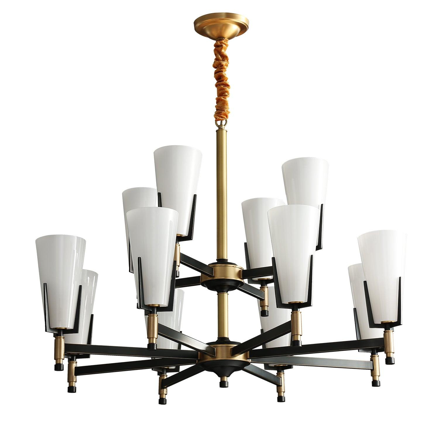 Gleam Luxus Messing Kronleuchter-Letslighting