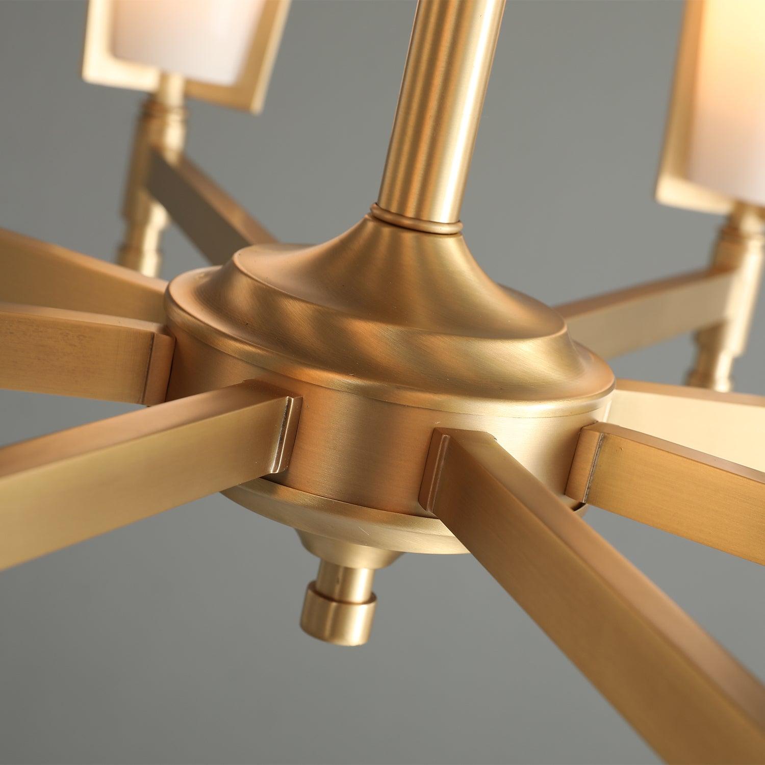 Gleam Luxus Messing Kronleuchter-Letslighting