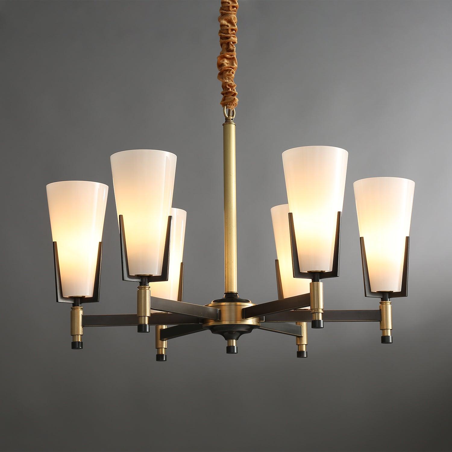 Gleam Luxus Messing Kronleuchter-Letslighting