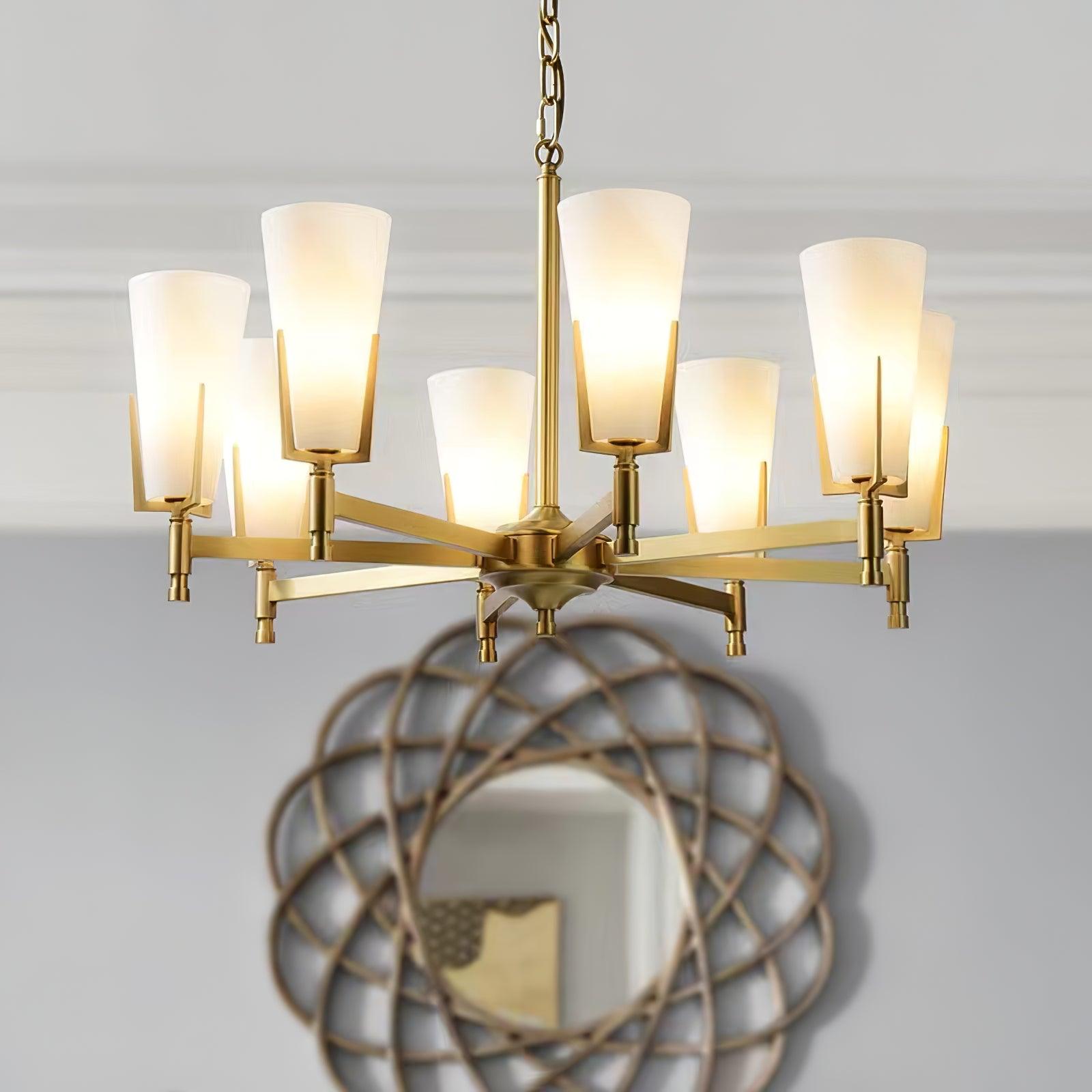 Gleam Luxus Messing Kronleuchter-Letslighting