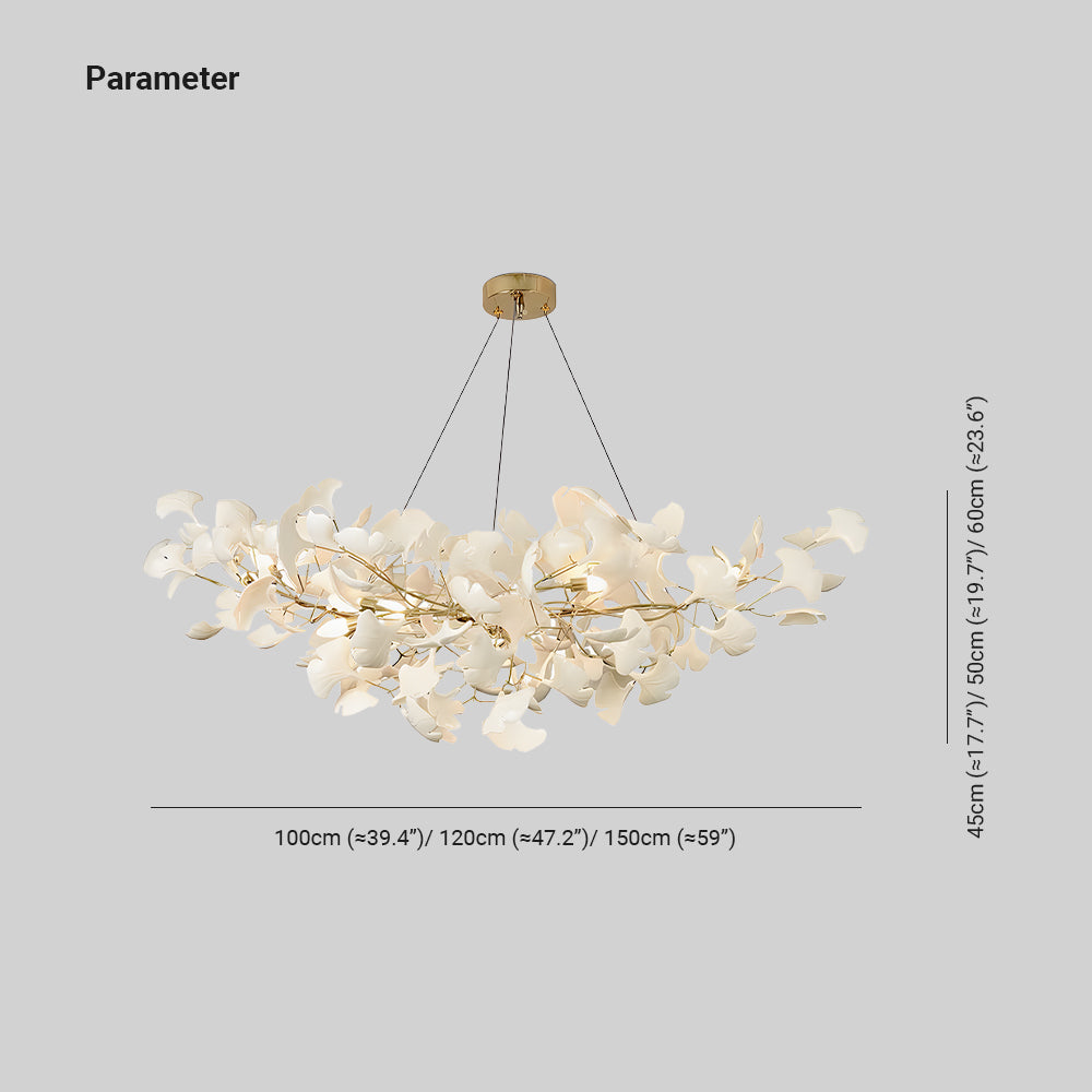 Metr Luxuskronleuchter aus Keramik in U-Bogen-Form-Letslighting