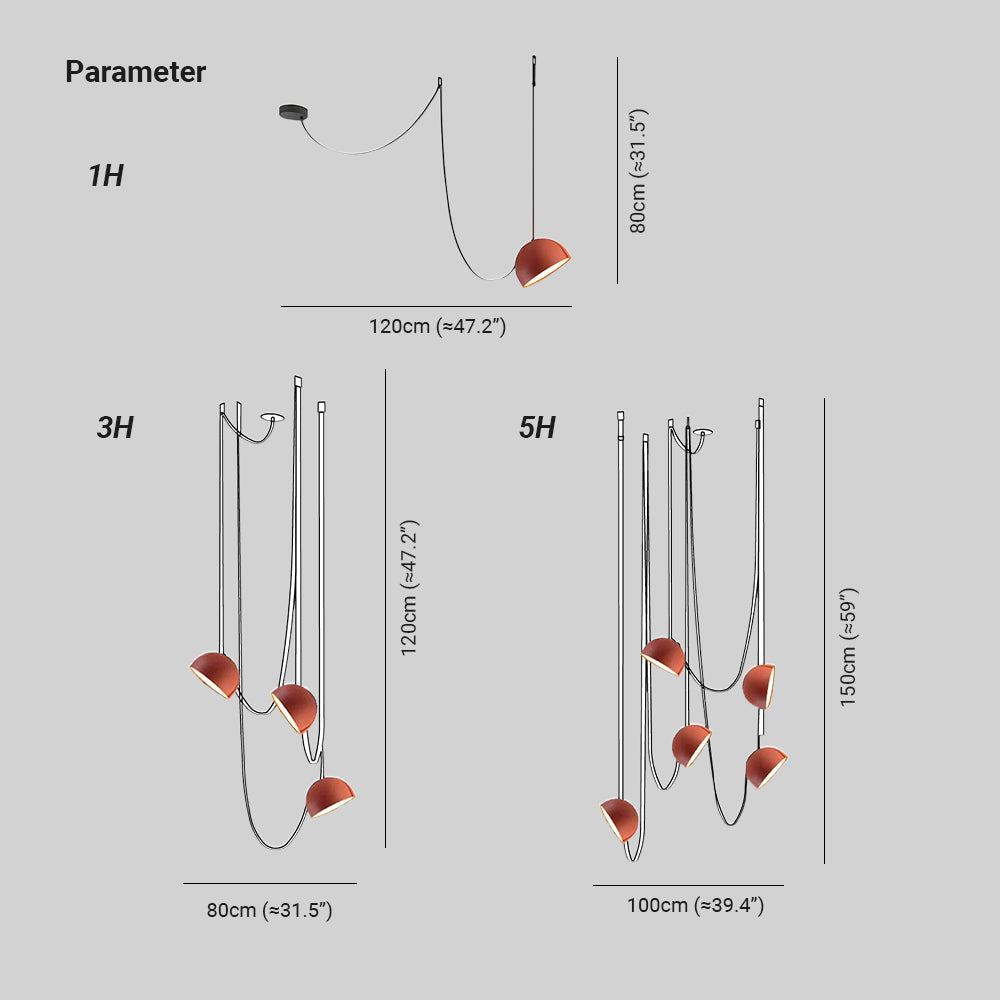 Nerithic Zeitgenössisch Pendelleuchte