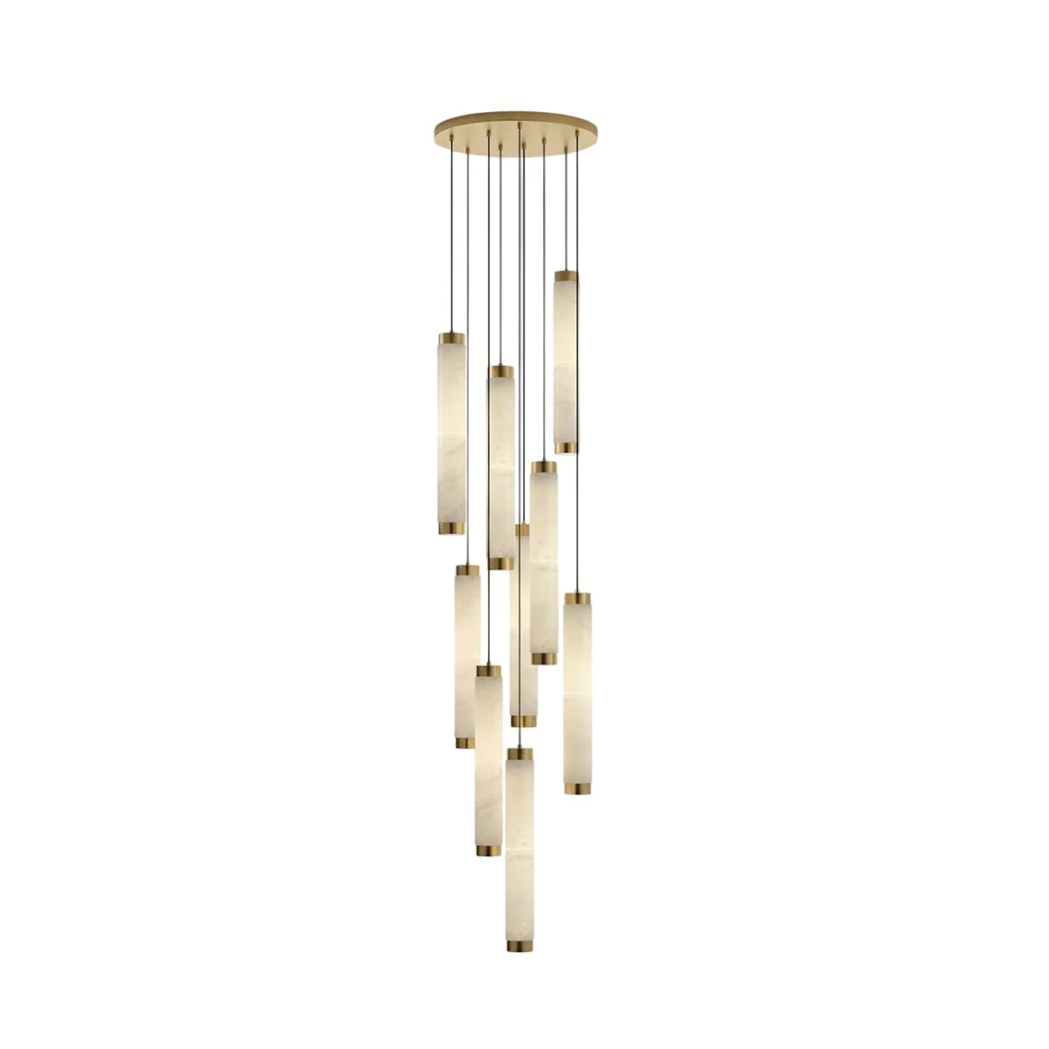 Lira Zylindrisch Alabaster Pendelleuchte-Letslighting