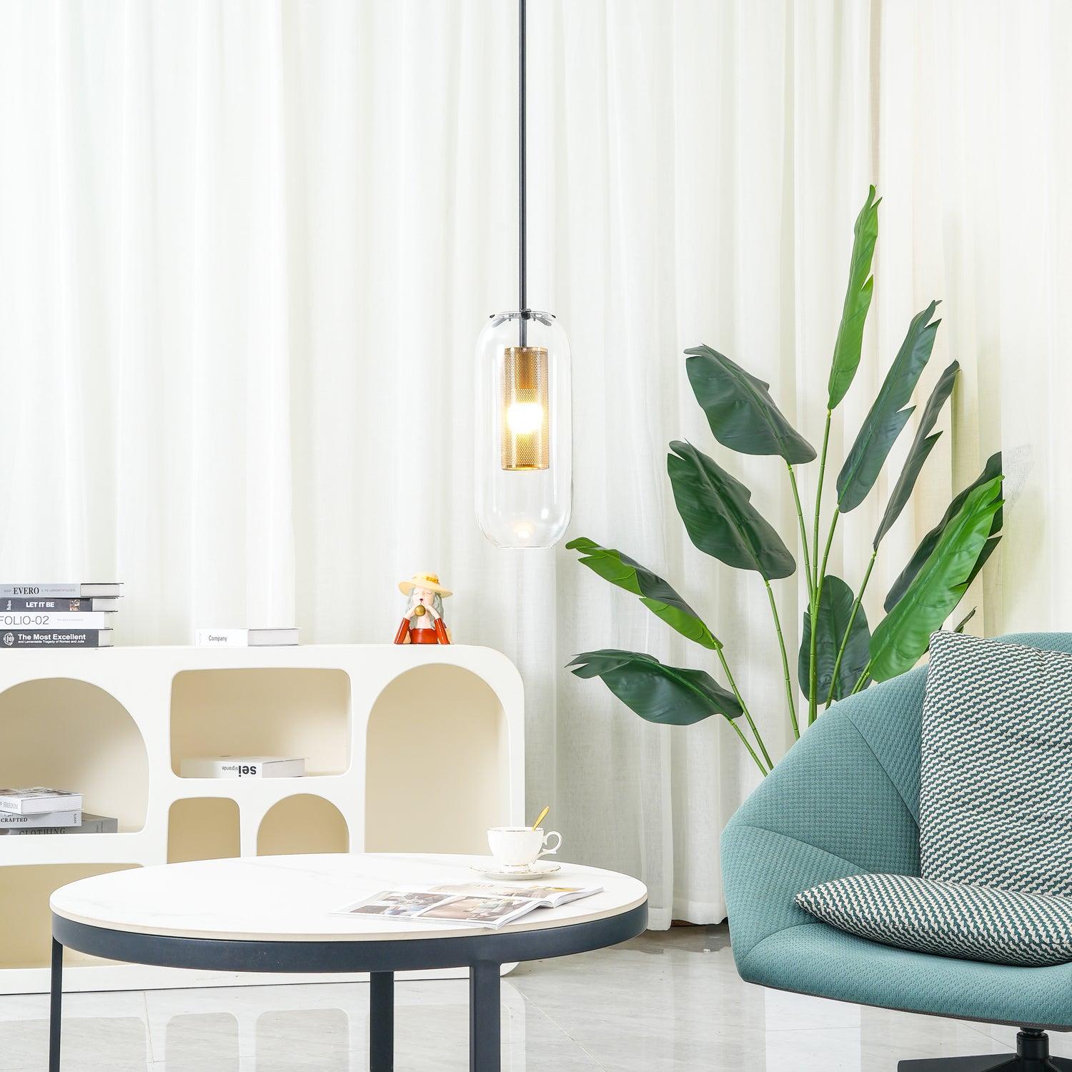 Sypharil Minimalistisch Glas Pendelleuchte-Letslighting