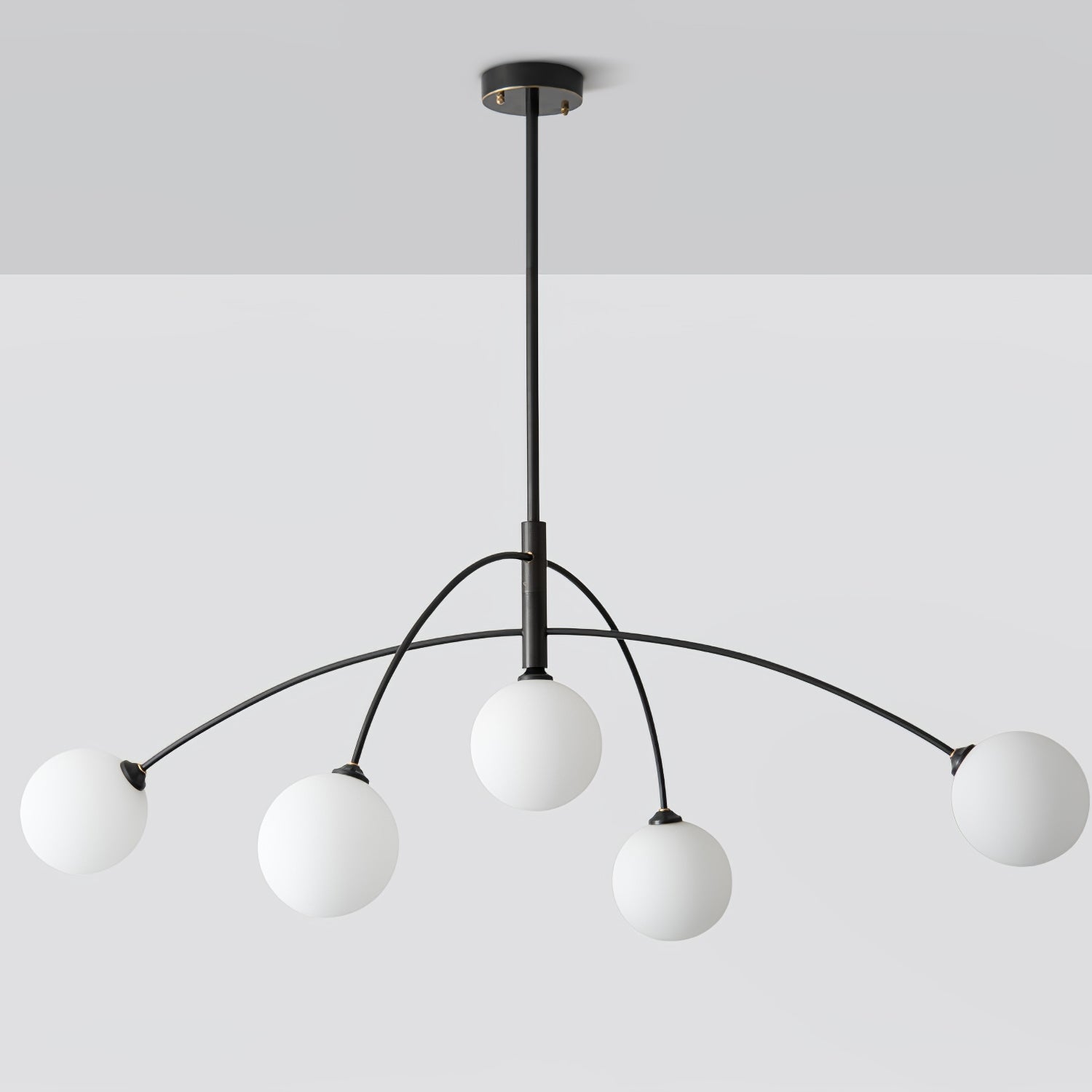 Lustra Kronleuchter Valentina Bogen Messing Elegant-Letslighting
