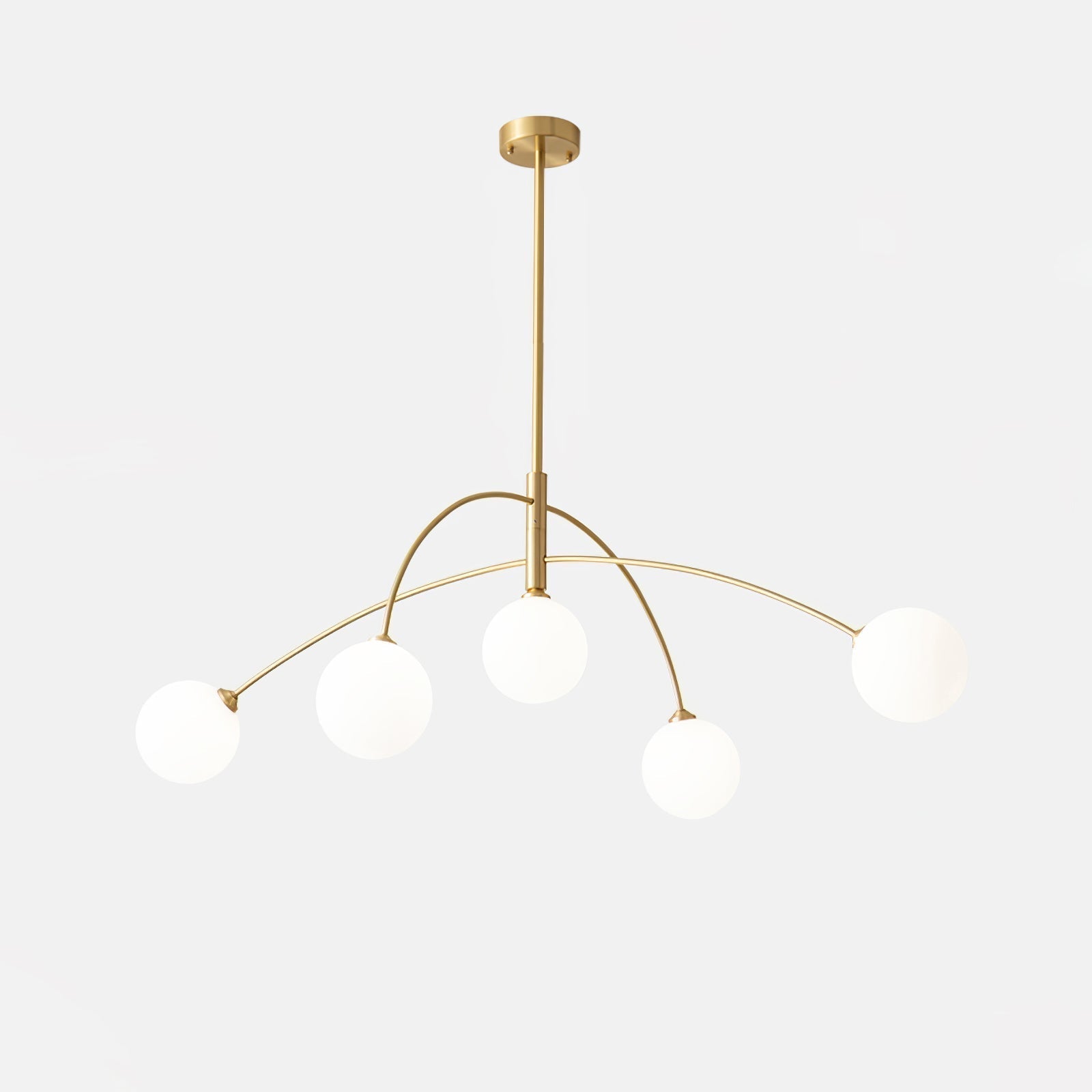 Lustra Kronleuchter Valentina Bogen Messing Elegant-Letslighting