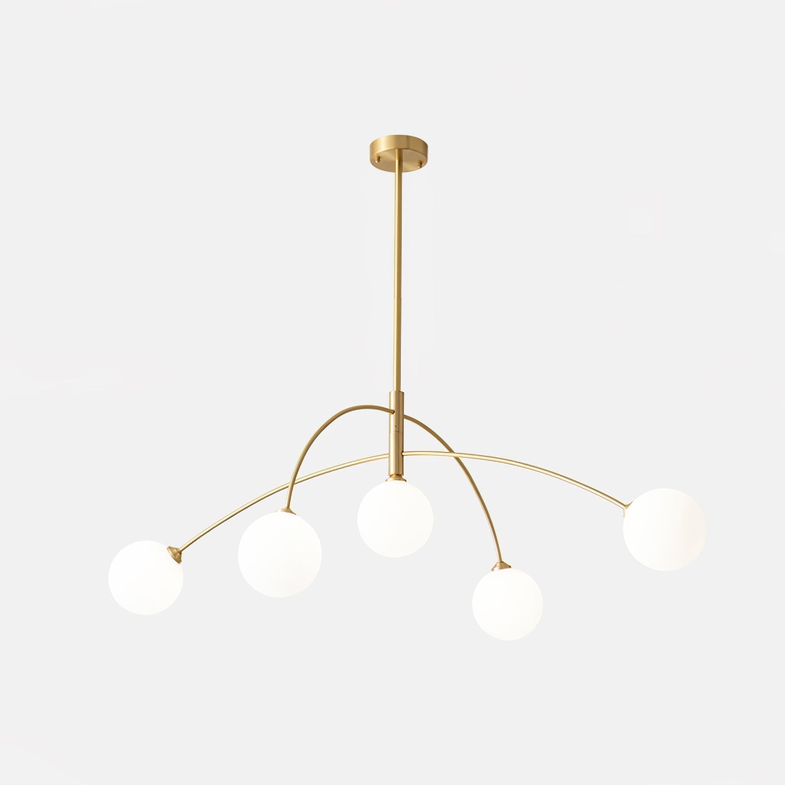 Lustra Kronleuchter Valentina Bogen Messing Elegant-Letslighting