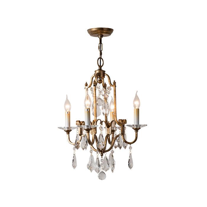 Lustra Kronleuchter Eisen Kristall Kerzenleuchter Vintage-Letslighting