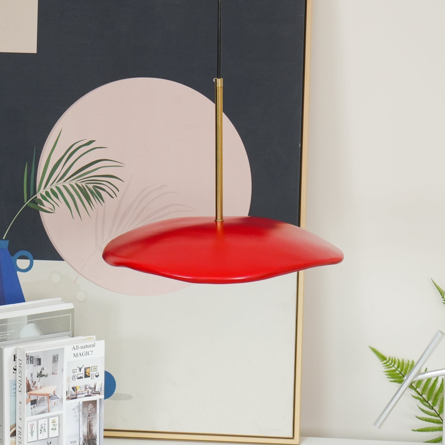 Ovelis Pendelleuchte Modern Welle Gold-Letslighting