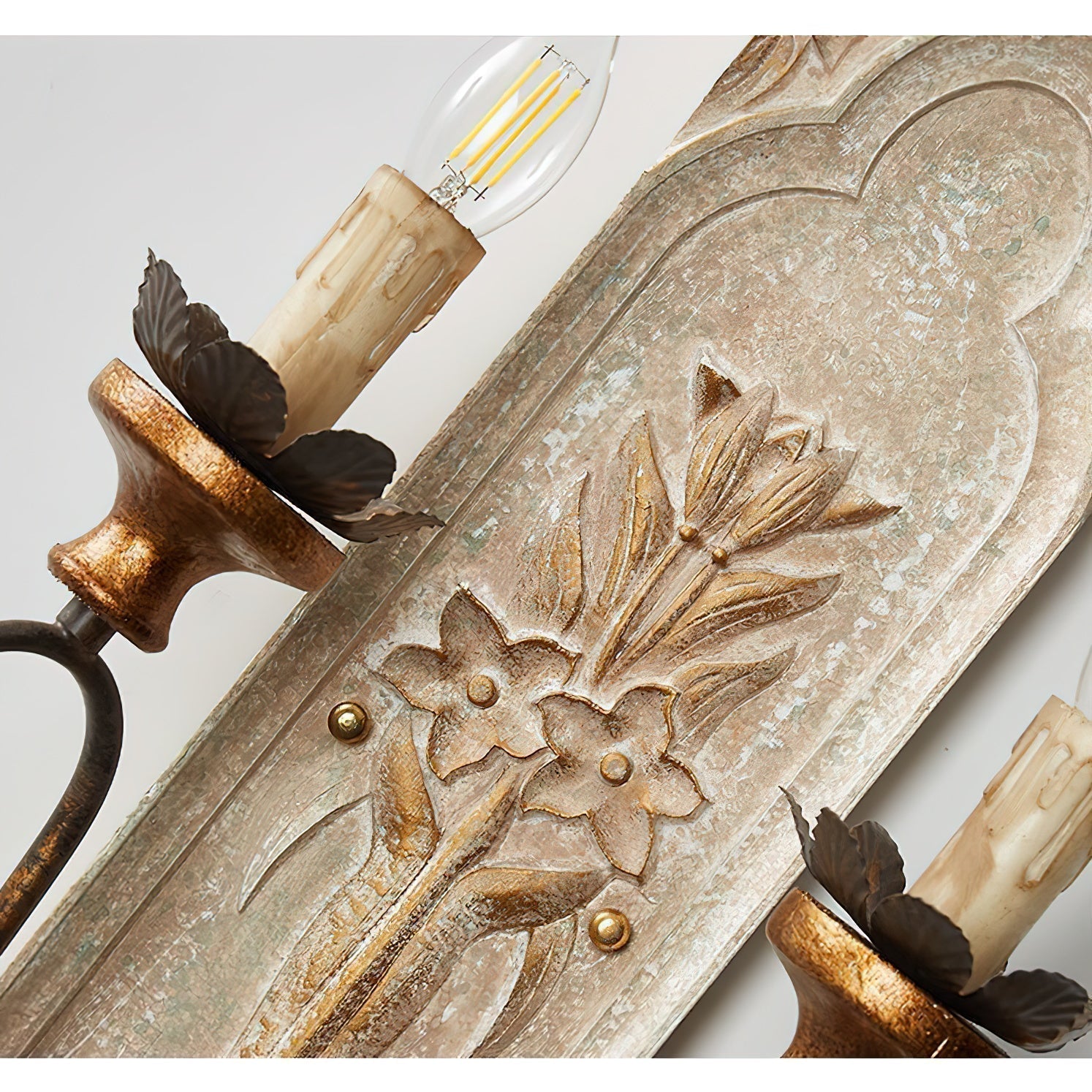 Elsoris Holz Postmodern Luxus Wandleuchte-Letslighting