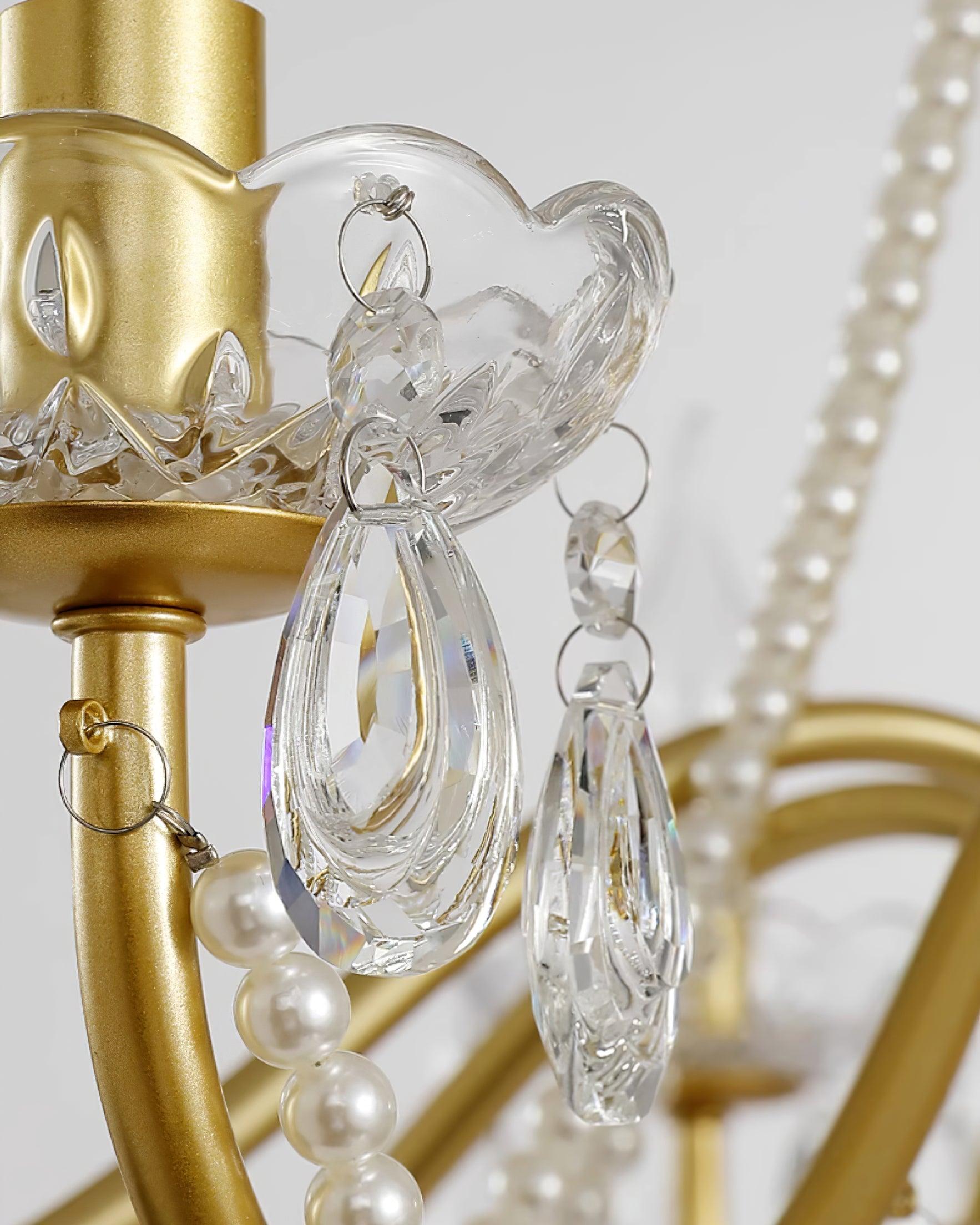 Elysion Gold Crystal Chandelier - Letslighting