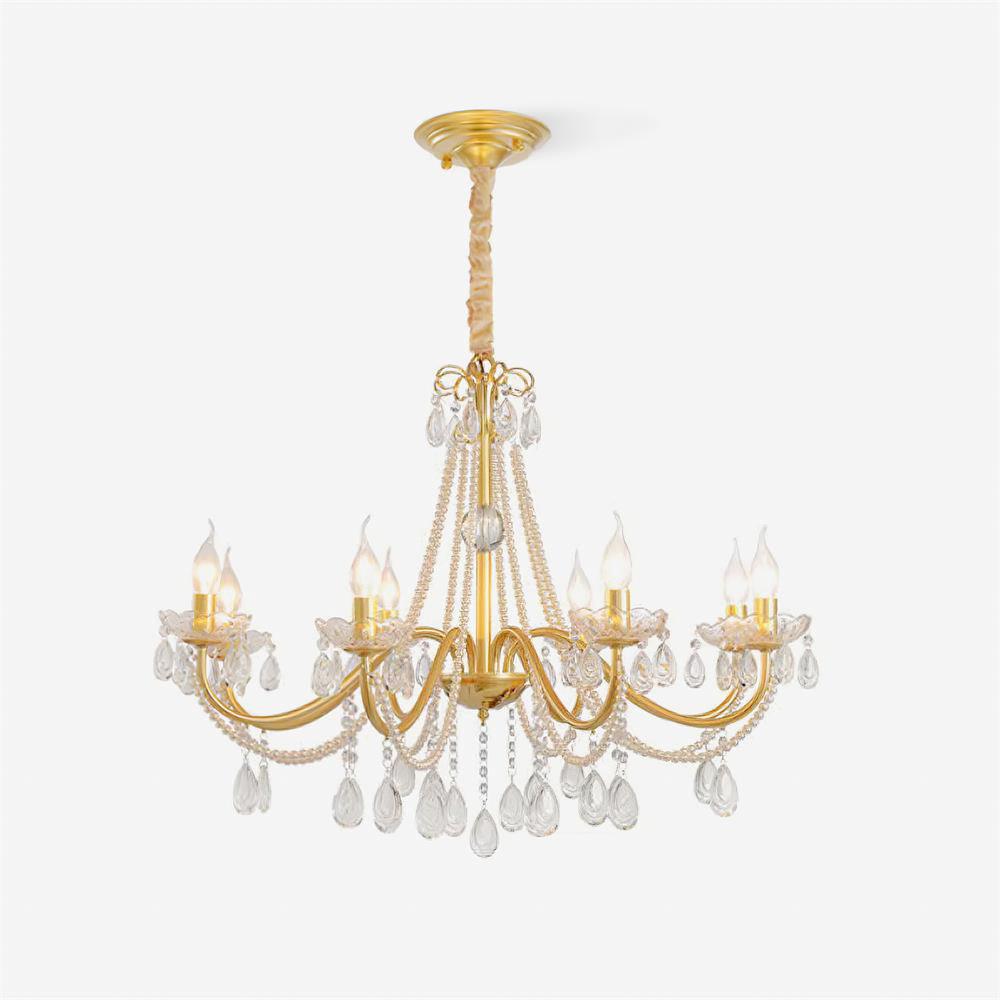 Elysion Gold Crystal Chandelier - Letslighting