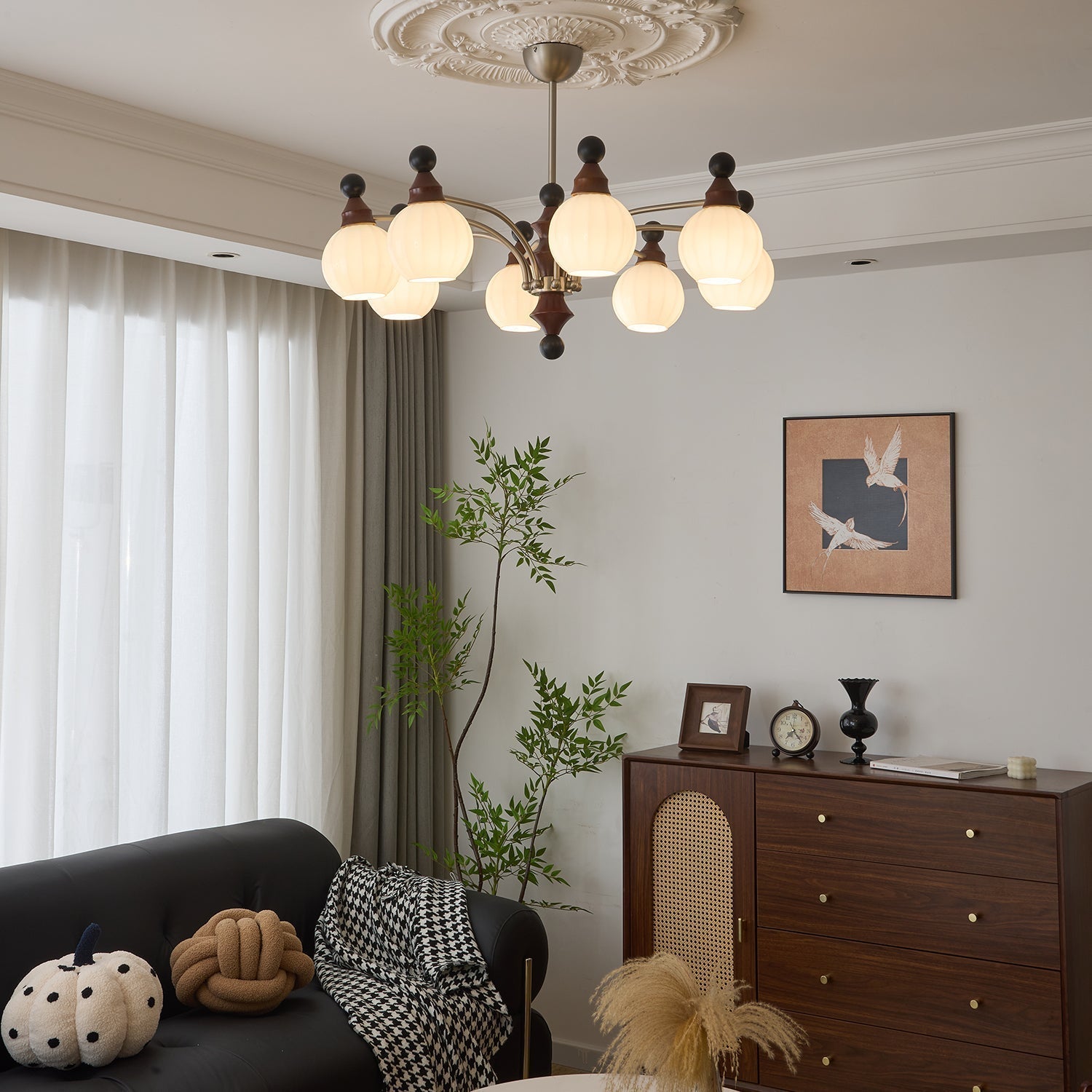 Zosilara Traditioneller Eleganter Holzkronleuchter-Letslighting