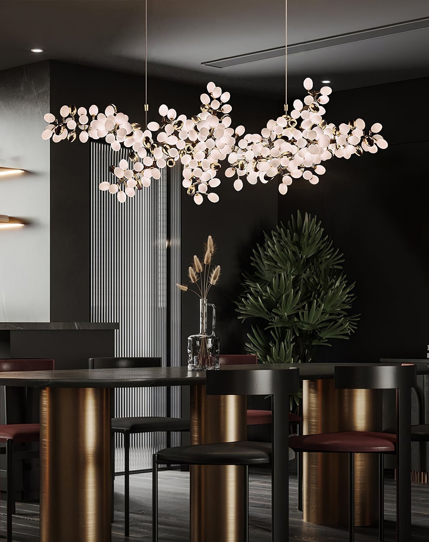 Cithaila Postmoderner Luxus Trauben Glas Kronleuchter-Letslighting