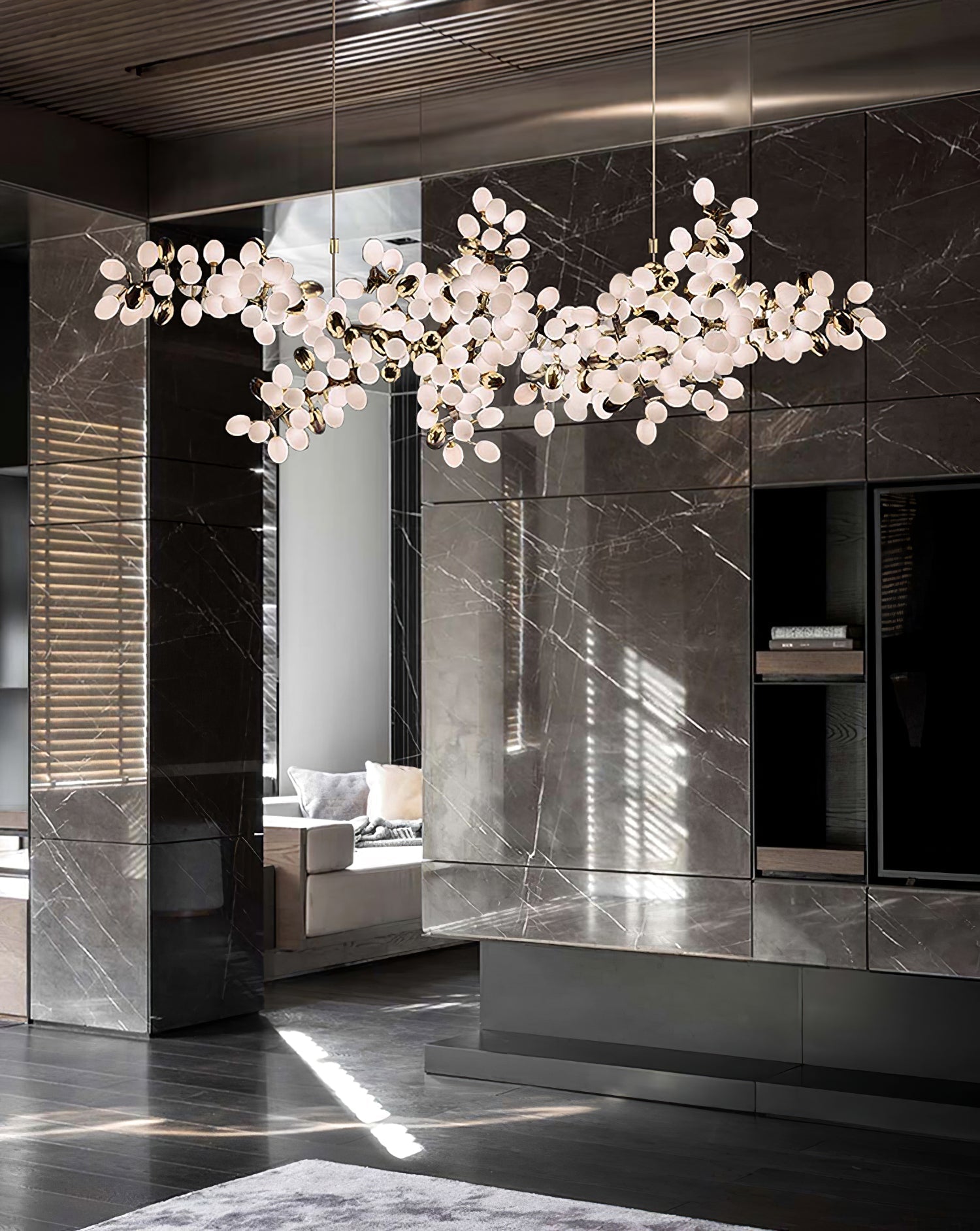 Cithaila Postmoderner Luxus Trauben Glas Kronleuchter-Letslighting