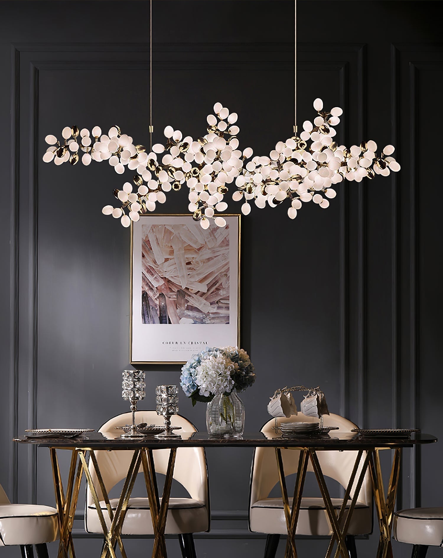 Cithaila Postmoderner Luxus Trauben Glas Kronleuchter-Letslighting