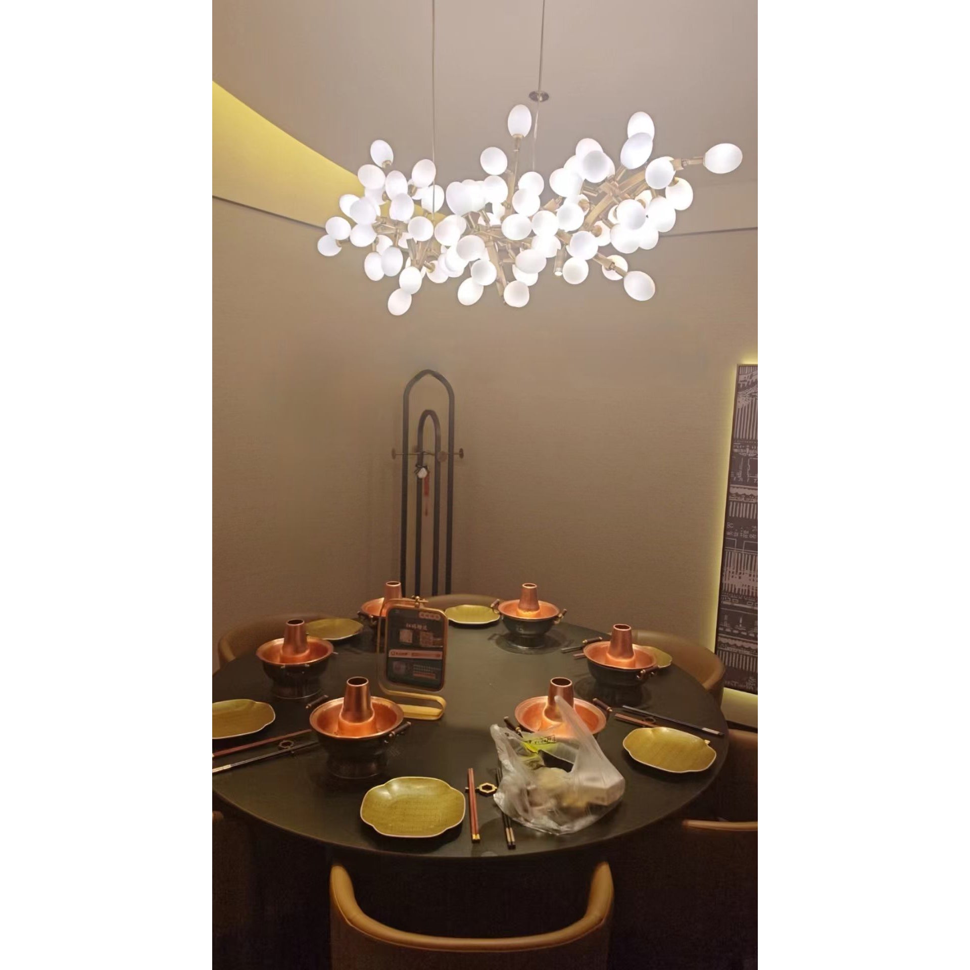 Cithaila Postmoderner Luxus Trauben Glas Kronleuchter-Letslighting