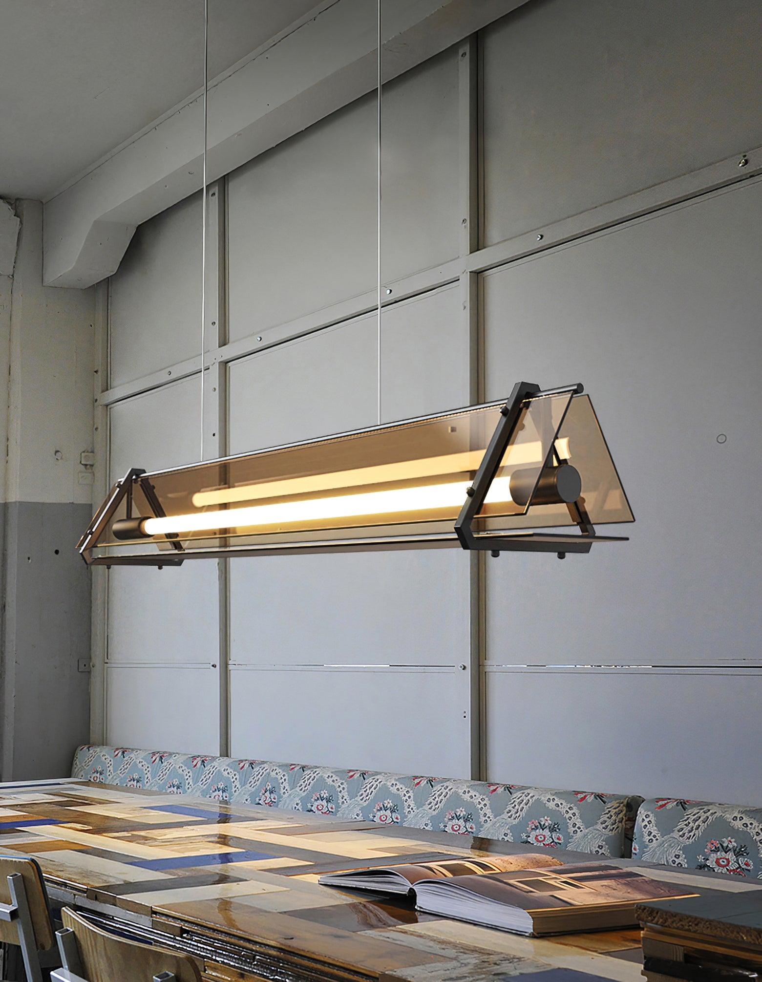 Lunaris Glas Minimalistische Pendelleuchte-Letslighting