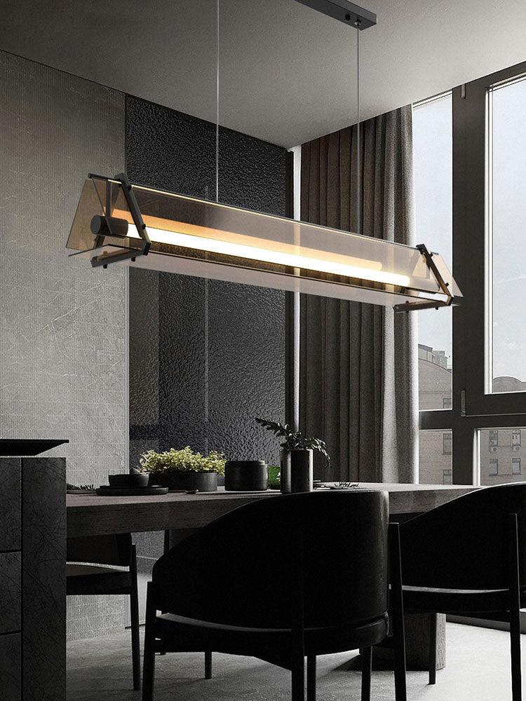 Lunaris Glas Minimalistische Pendelleuchte-Letslighting