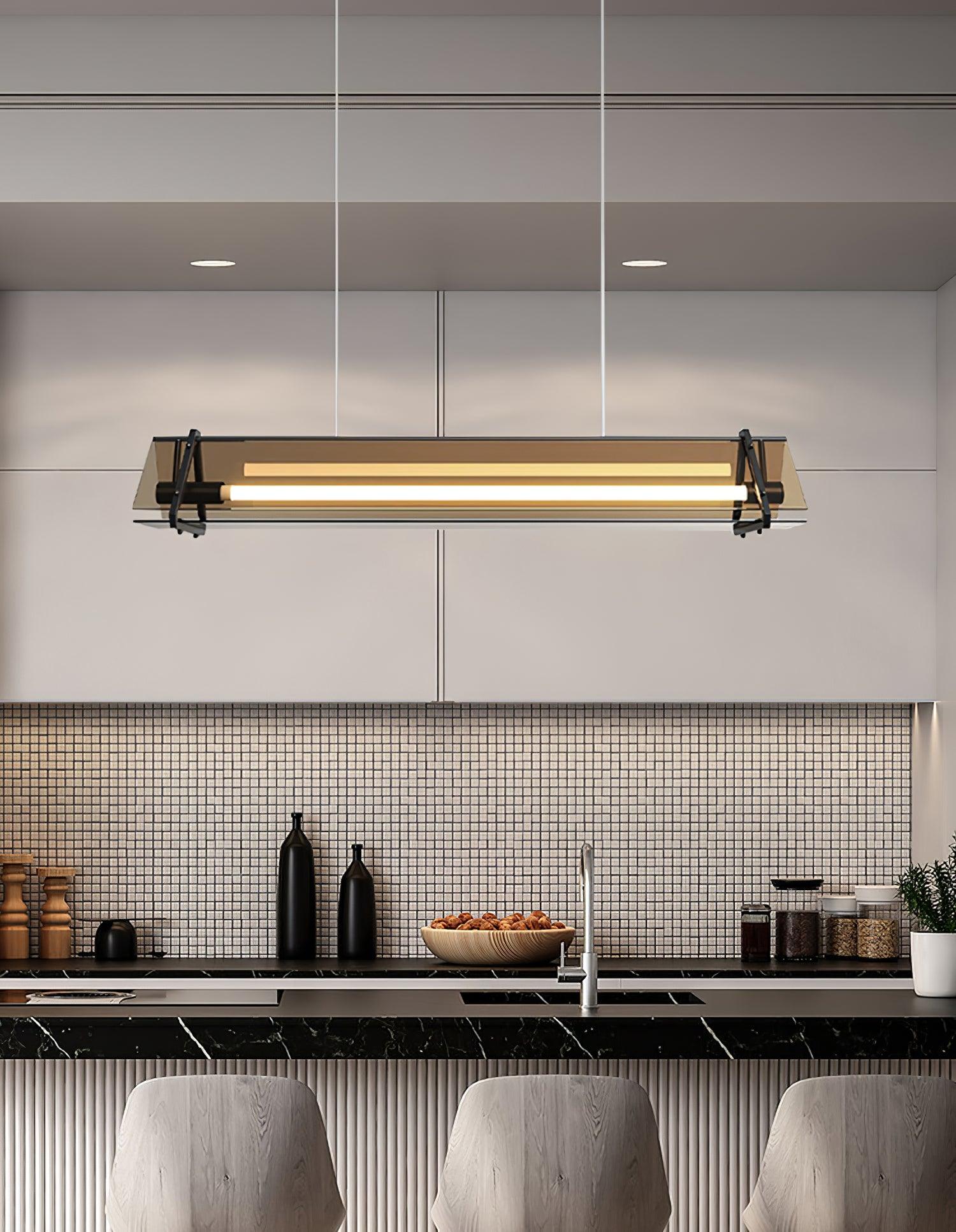 Lunaris Glas Minimalistische Pendelleuchte-Letslighting