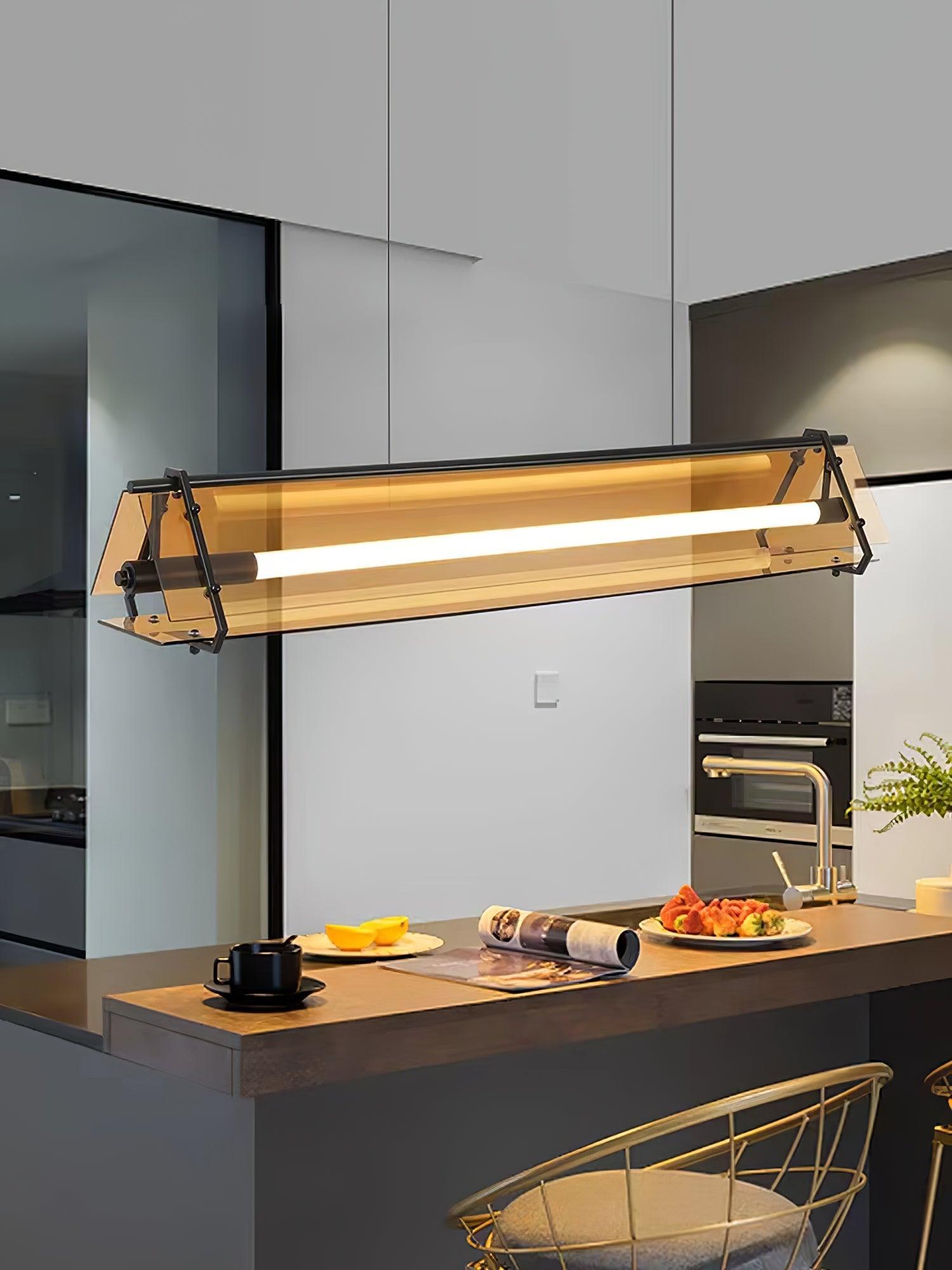 Lunaris Glas Minimalistische Pendelleuchte-Letslighting