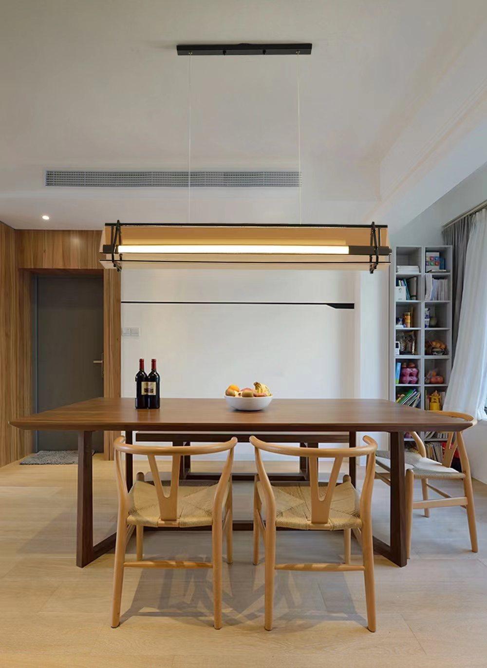 Lunaris Glas Minimalistische Pendelleuchte-Letslighting