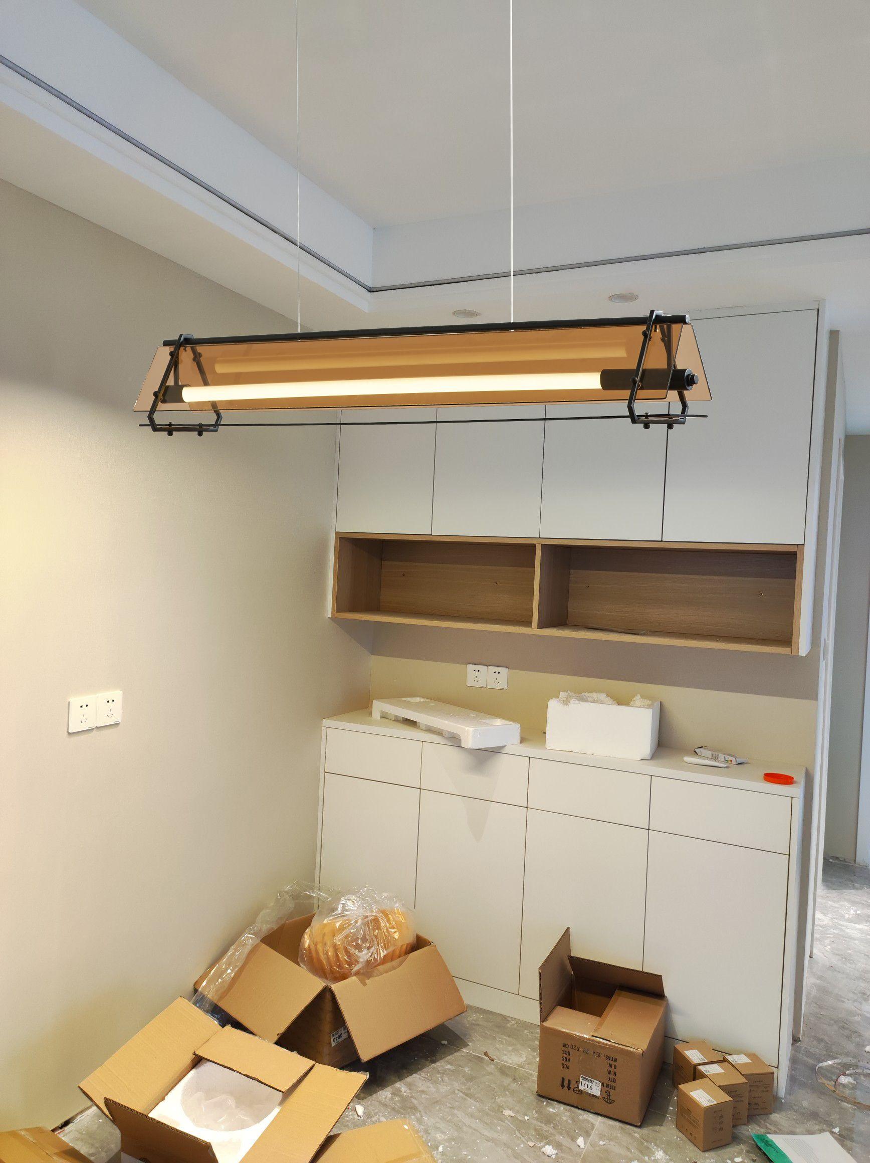Lunaris Glas Minimalistische Pendelleuchte-Letslighting