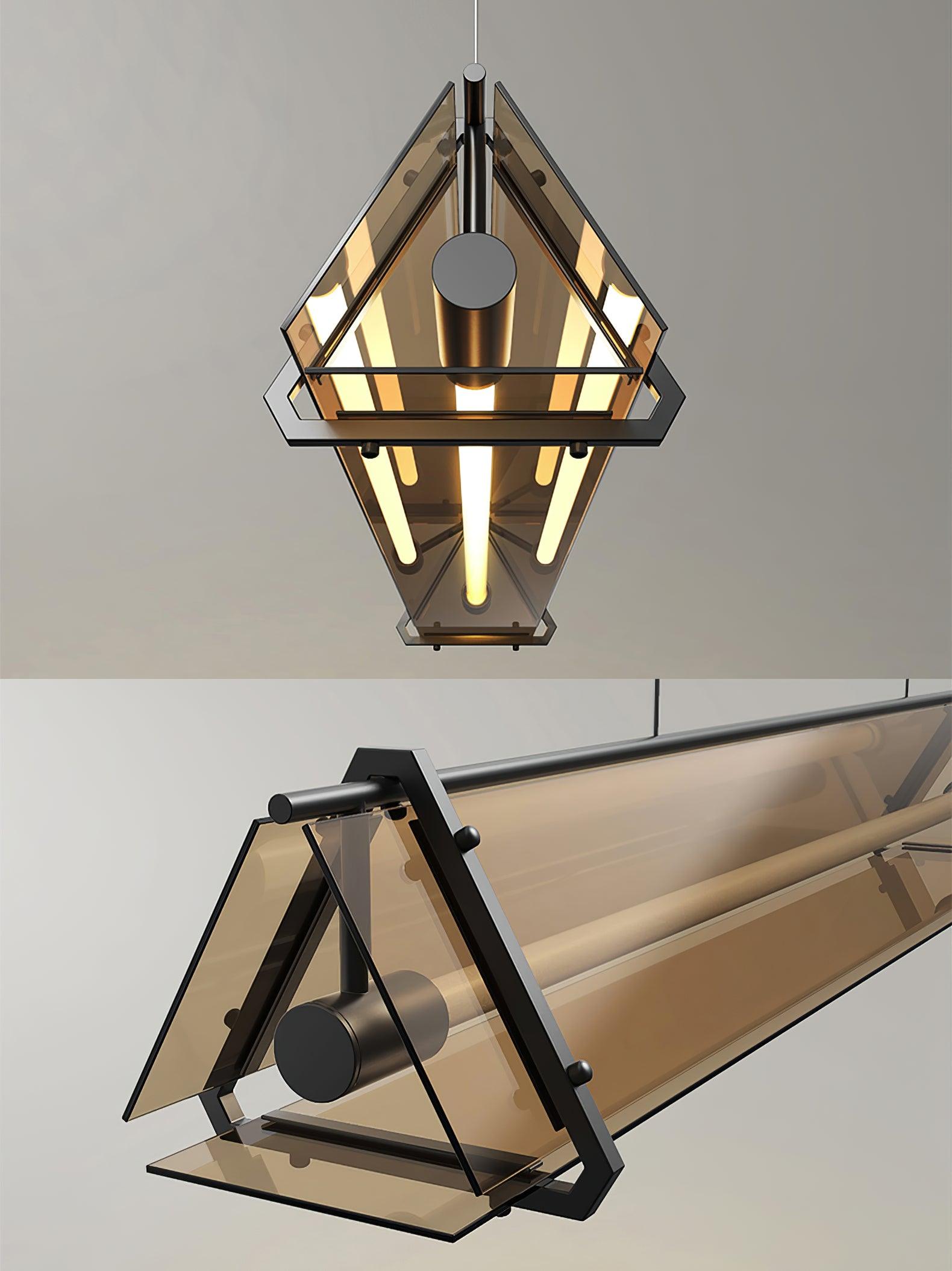 Lunaris Glas Minimalistische Pendelleuchte-Letslighting