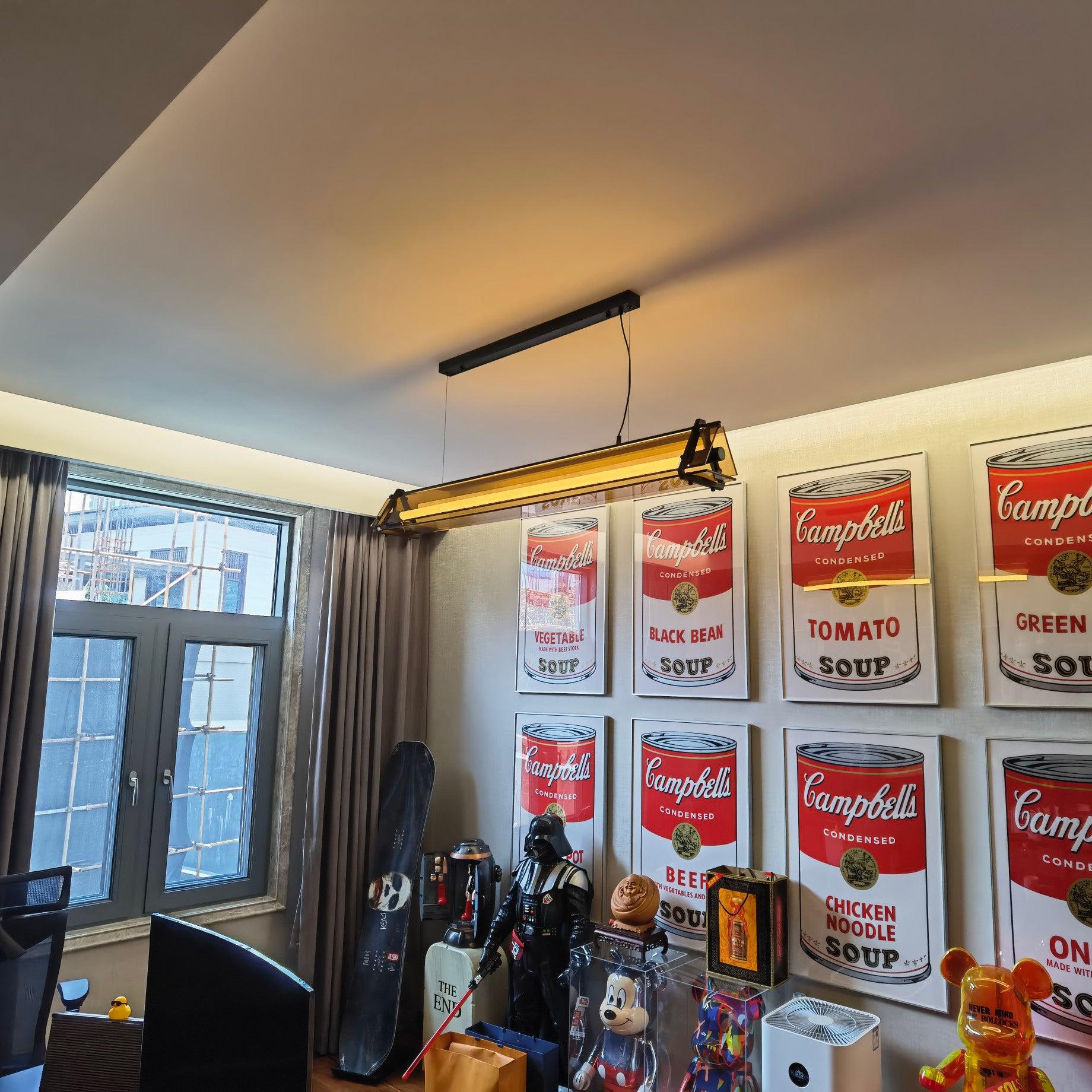 Lunaris Glas Minimalistische Pendelleuchte-Letslighting