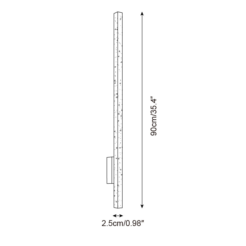Opalyn Slim Travertine Wall Lamp - Letslighting