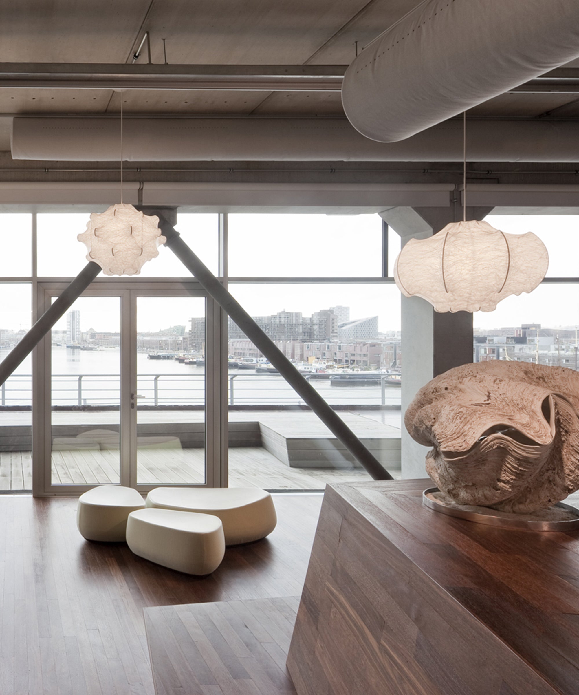 Lotus Minimalistisch Seide Pendelleuchte Lampe-Letslighting