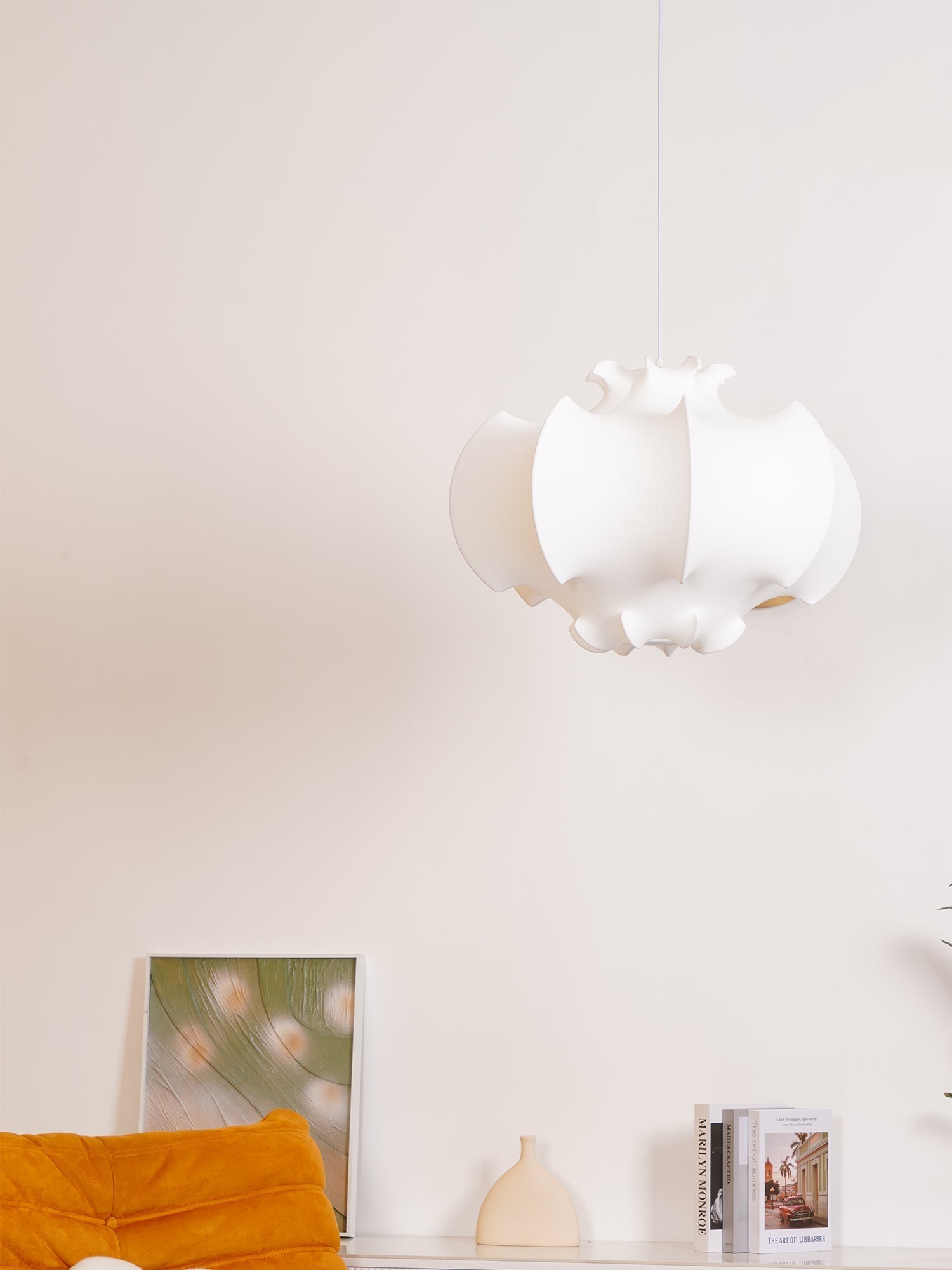 Lotus Minimalistisch Seide Pendelleuchte Lampe-Letslighting