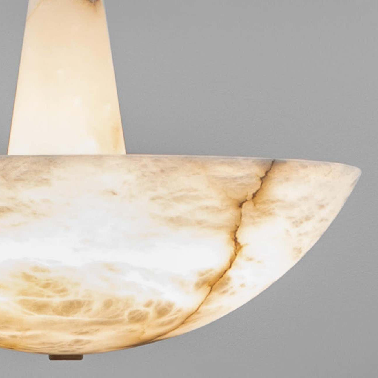 Nysilos Premium Nordic Alabaster Metal Pendant Lamp - Letslighting
