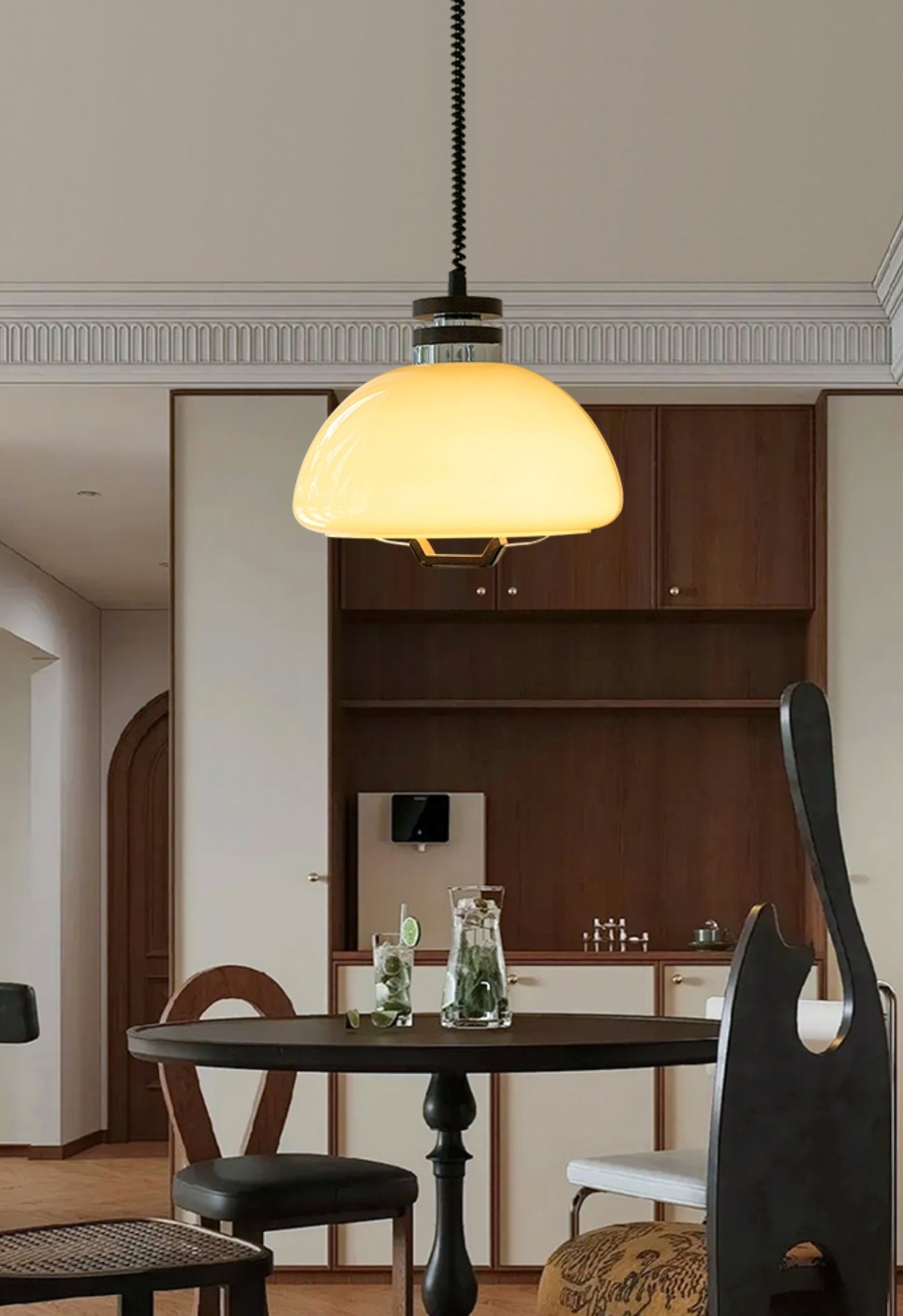 Avvinel Nordic Art Pudding Holz Pendelleuchte-Letslighting